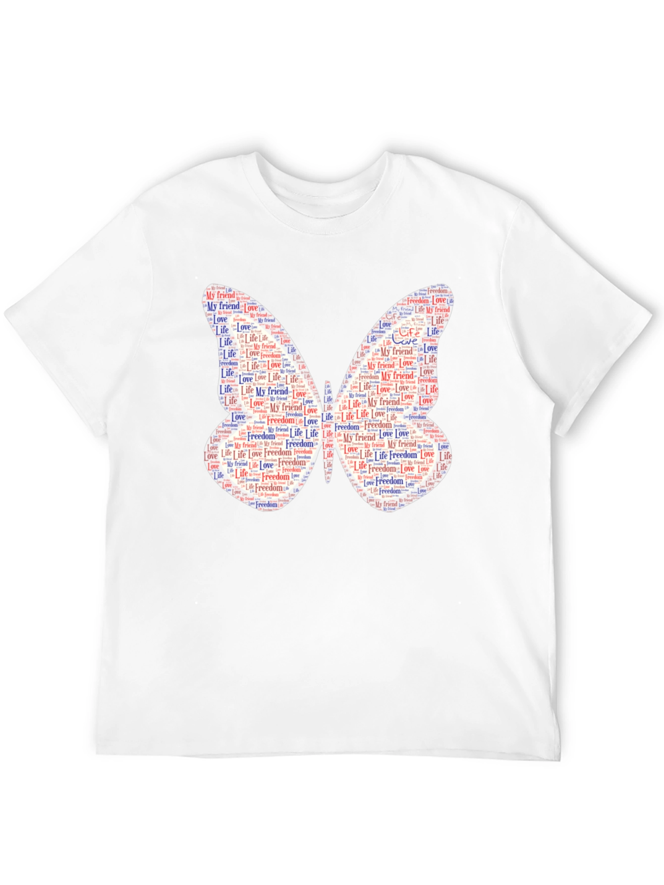 Butterfly Words Graphic Tee