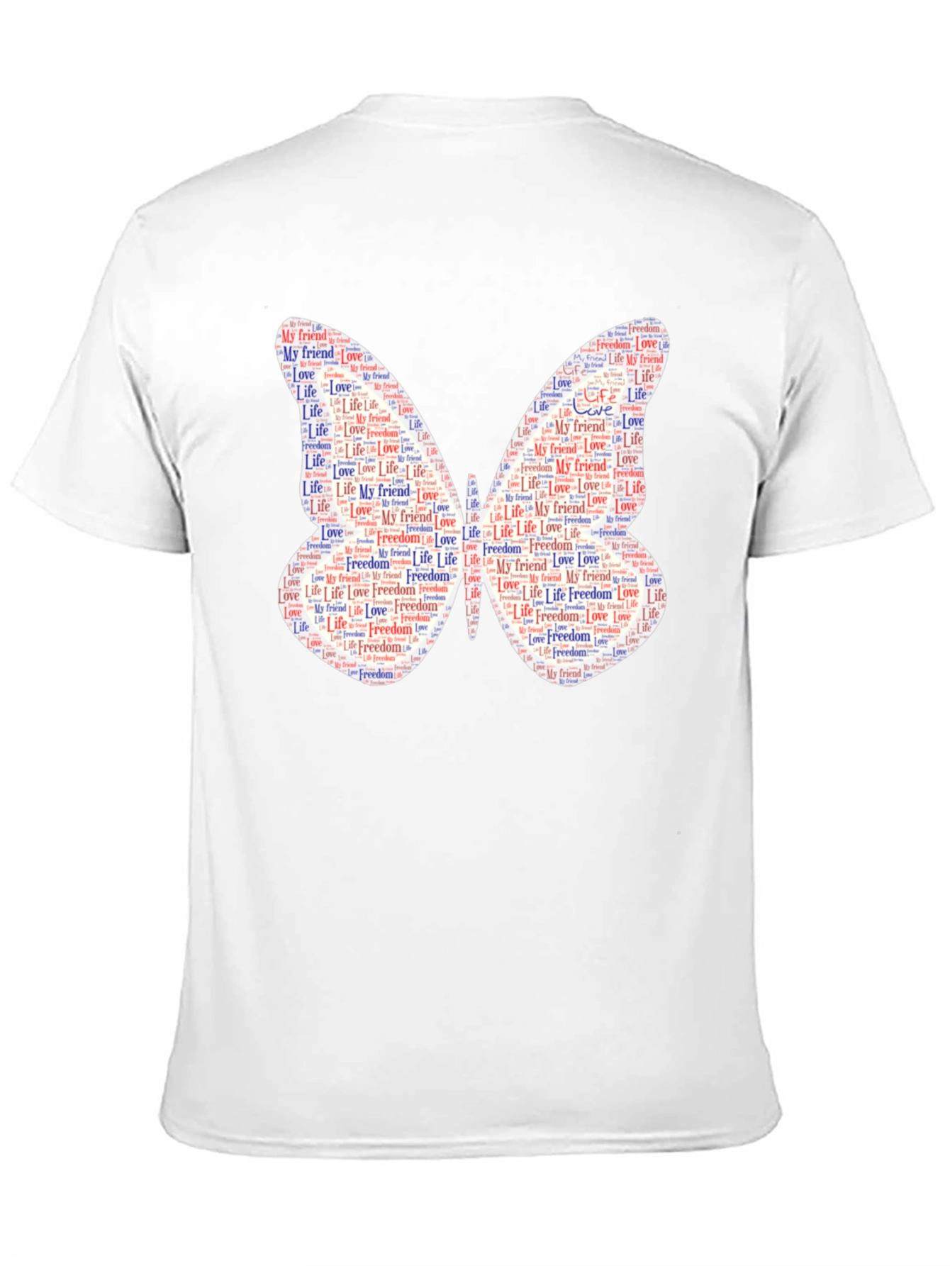 Butterfly Words Graphic Tee