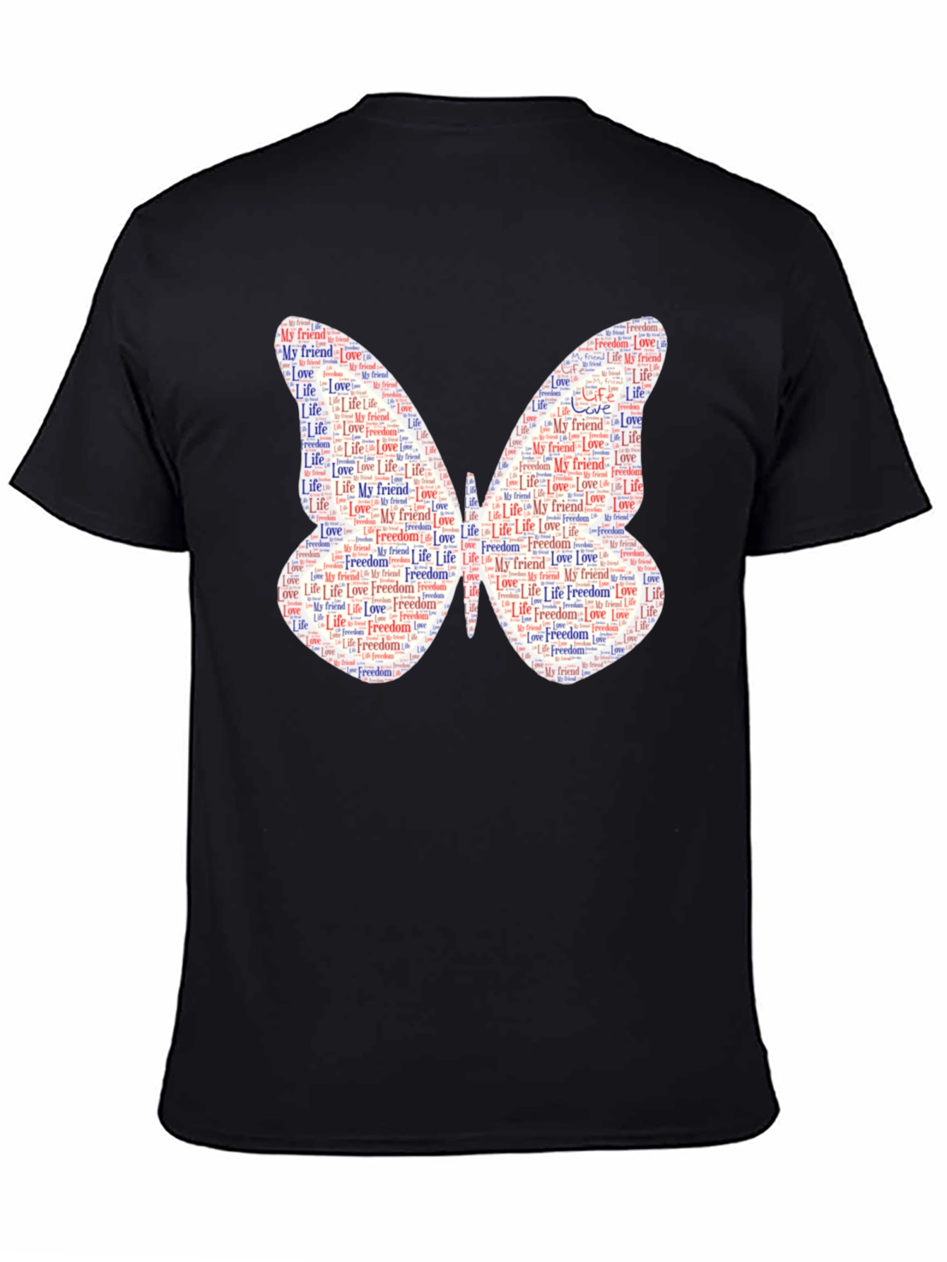 Butterfly Words Graphic Tee