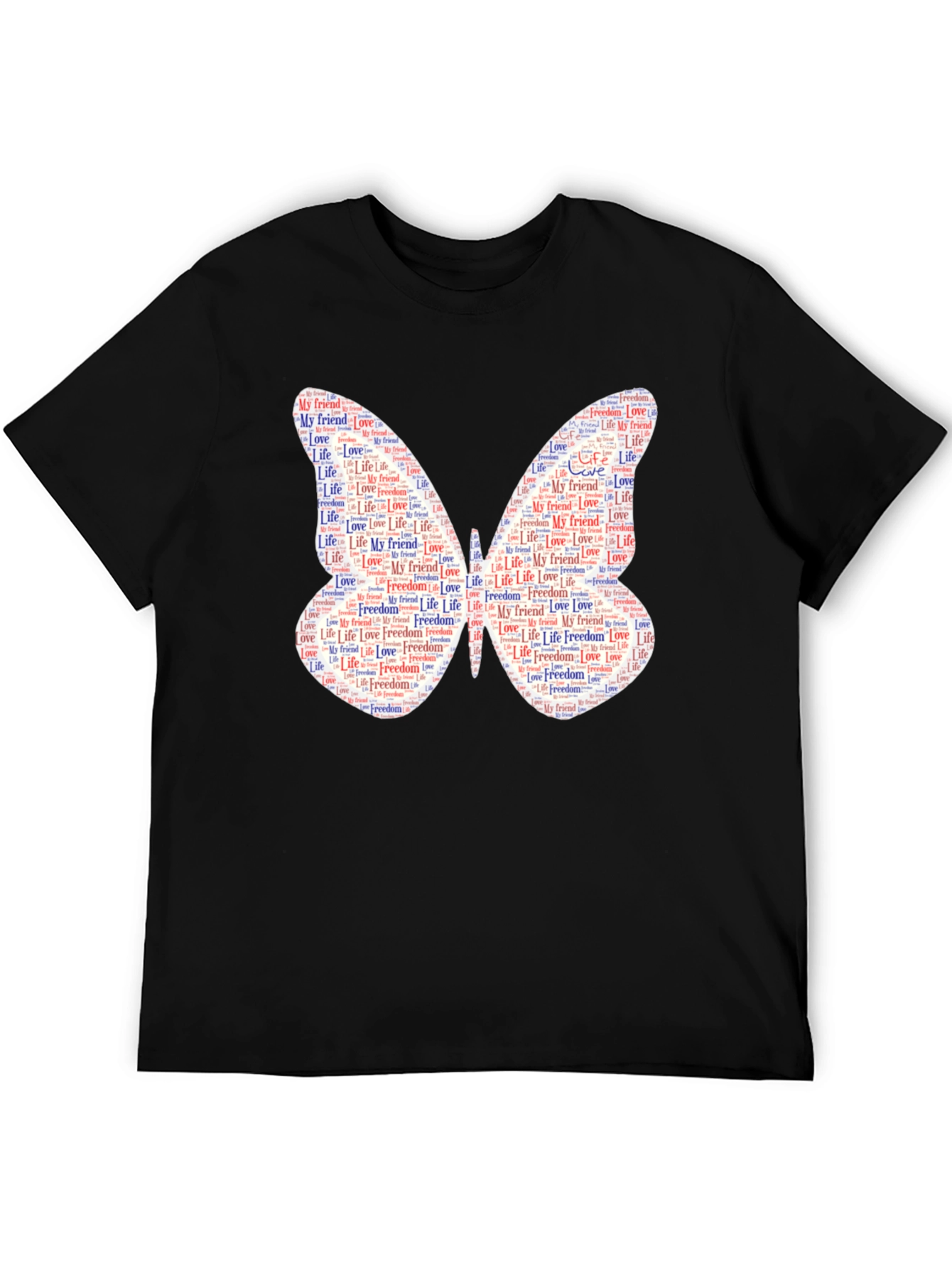 Butterfly Words Graphic Tee