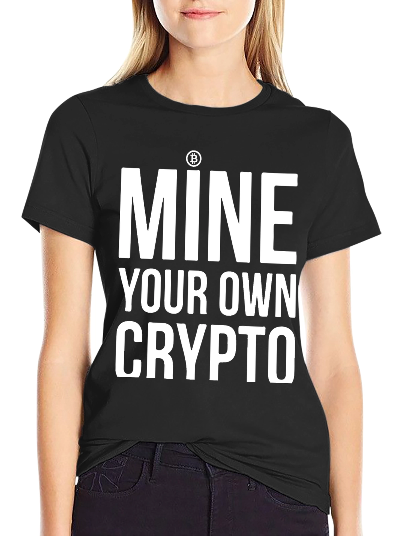 Mine Your Own Crypto T-Shirt - Bitcoin Inspired