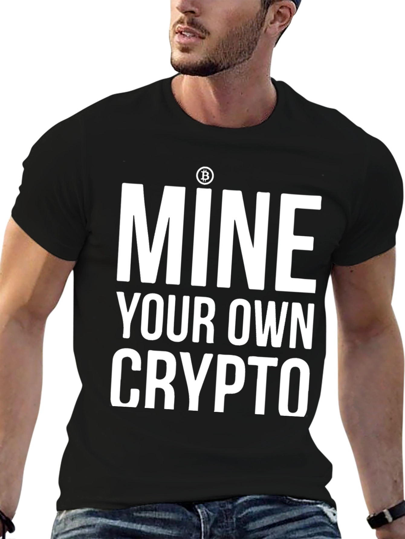 Mine Your Own Crypto T-Shirt - Bitcoin Inspired