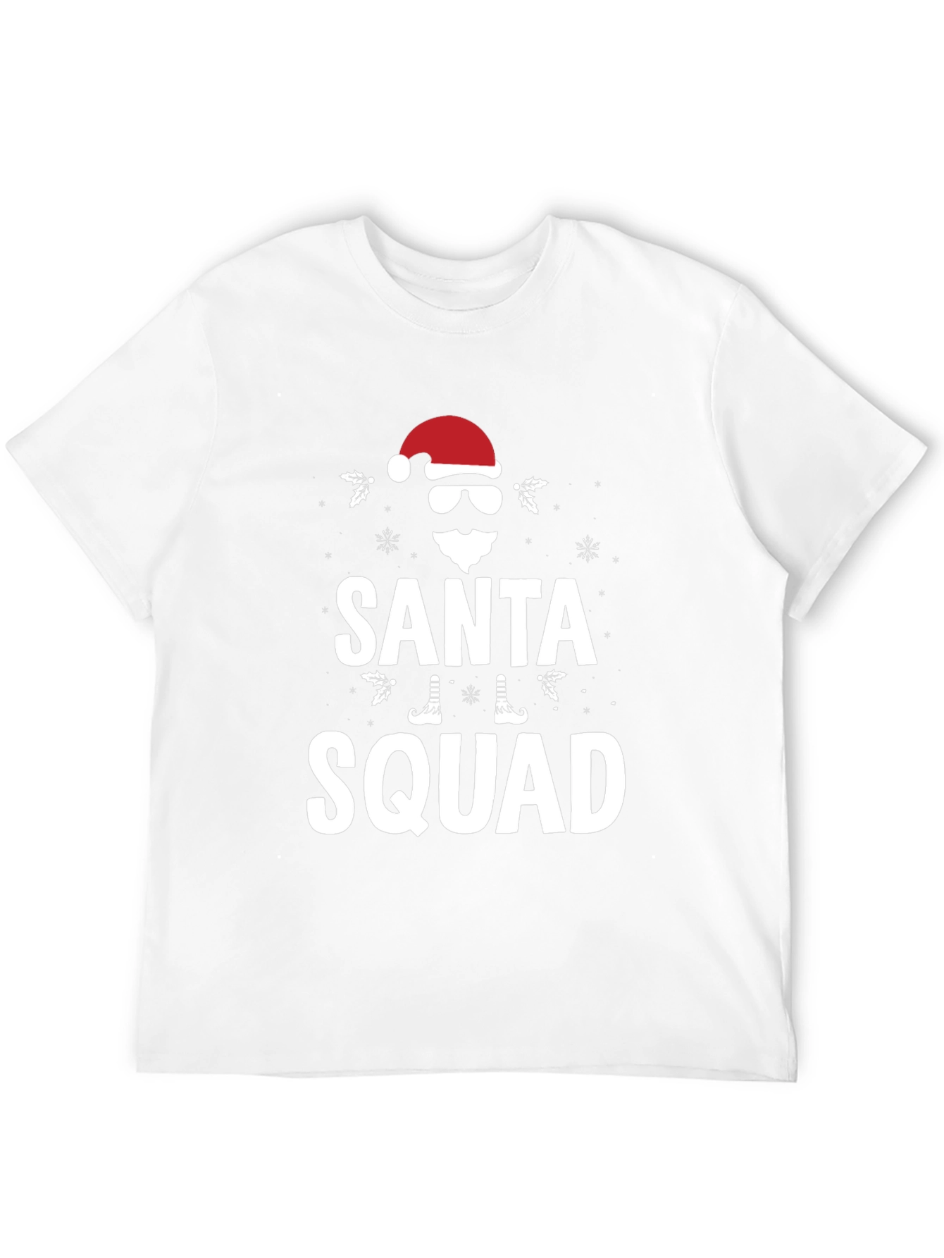 Santa Squad Graphic T-Shirt - Holiday Apparel