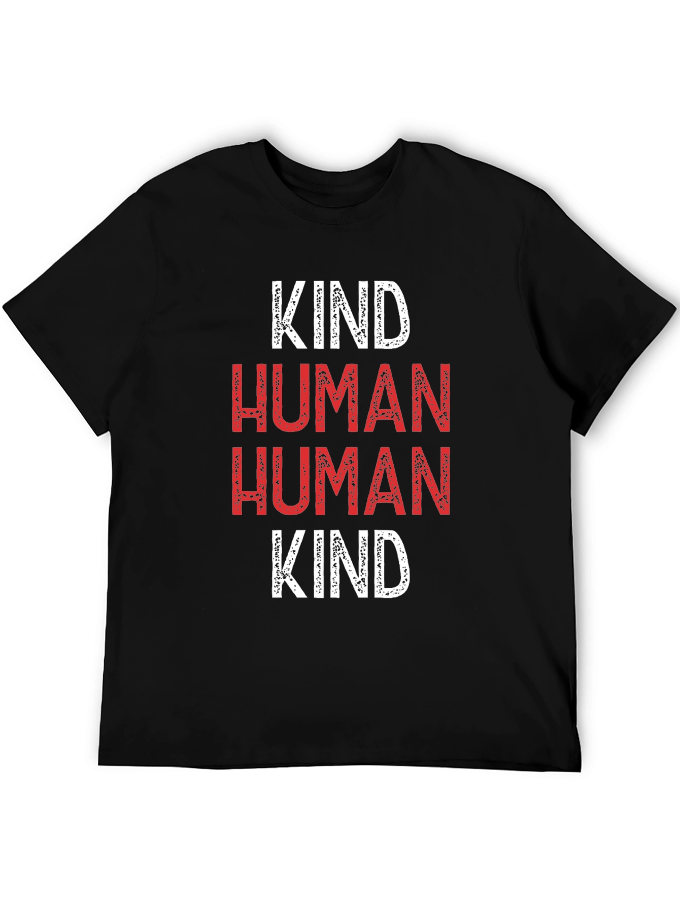 Kind Human T-Shirt - Black Graphic Tee
