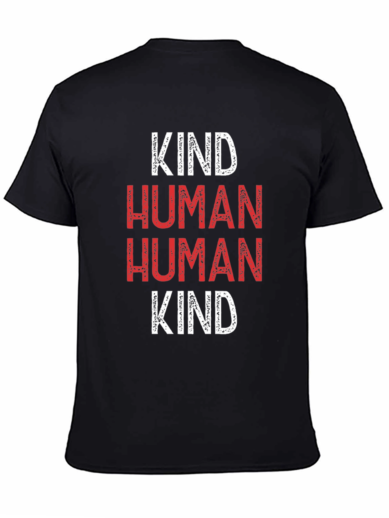 Kind Human T-Shirt - Black Graphic Tee