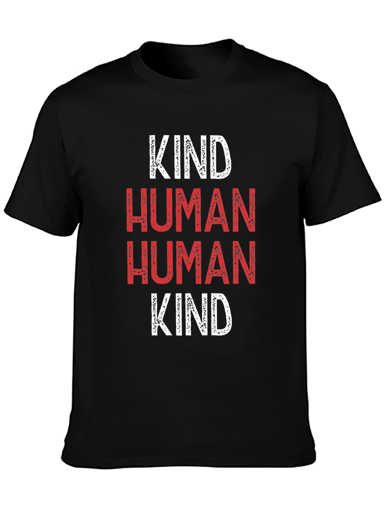 Kind Human T-Shirt - Black Graphic Tee