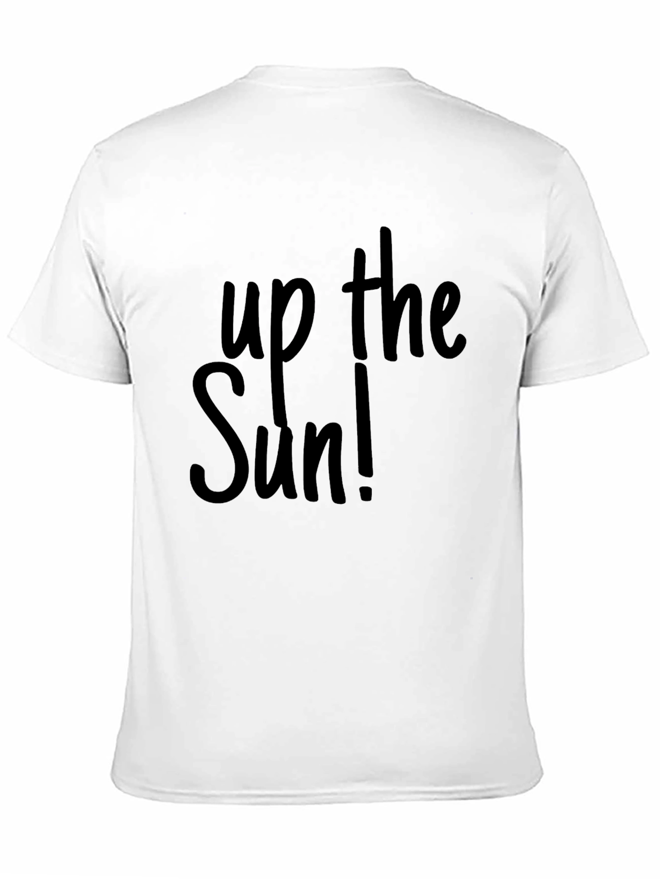 Up the Sun Graphic Tee - Black Casual T-Shirt