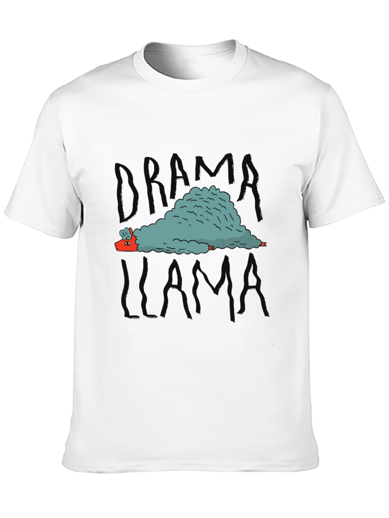 Drama Llama Graphic Tee - Black