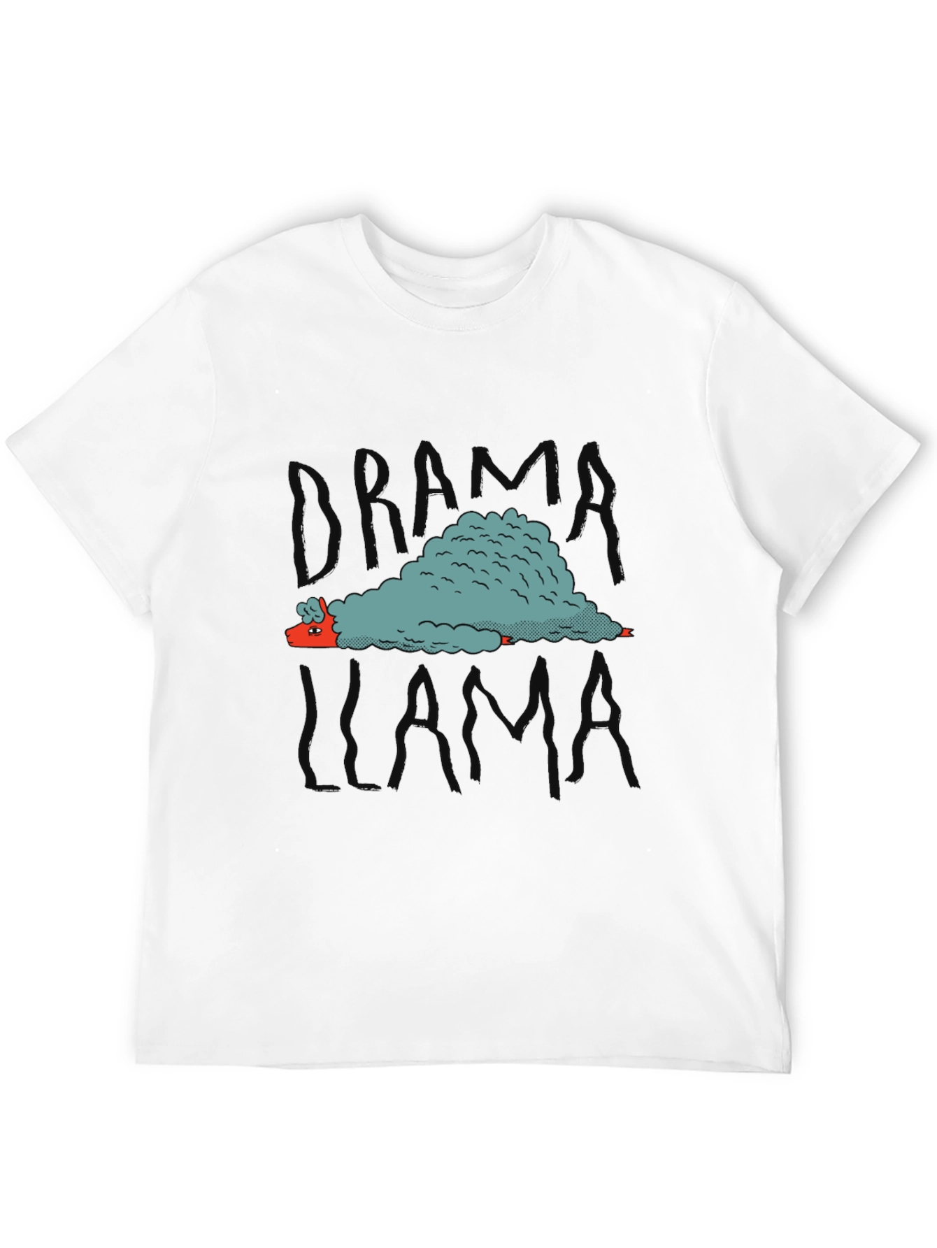Drama Llama Graphic Tee - Black