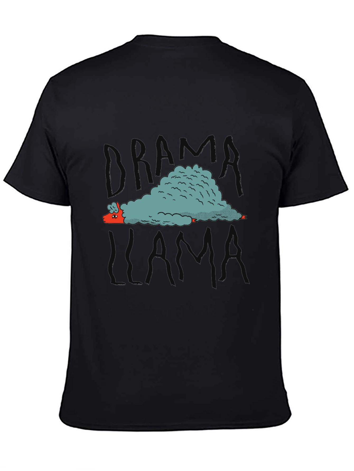 Drama Llama Graphic Tee - Black