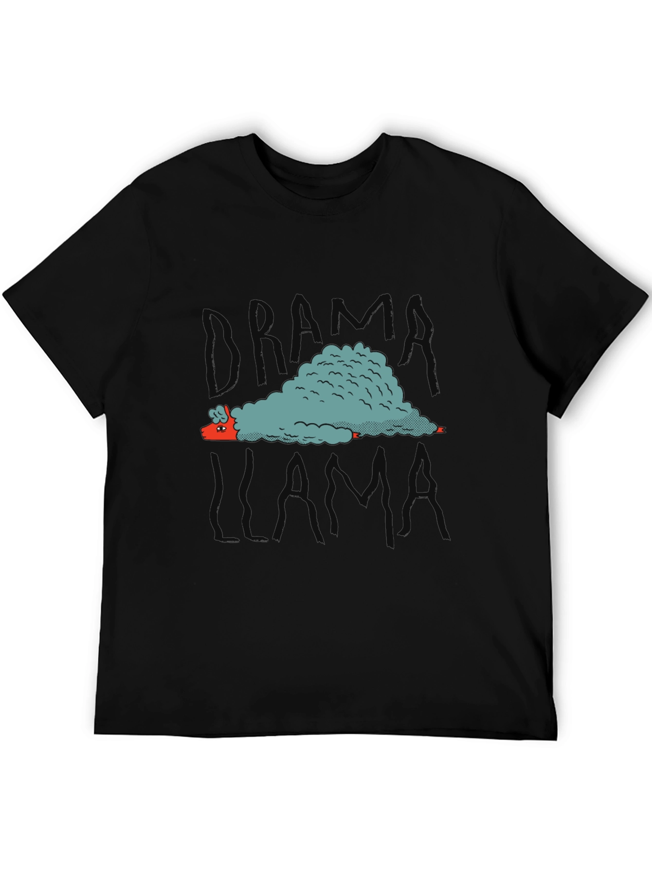 Drama Llama Graphic Tee - Black