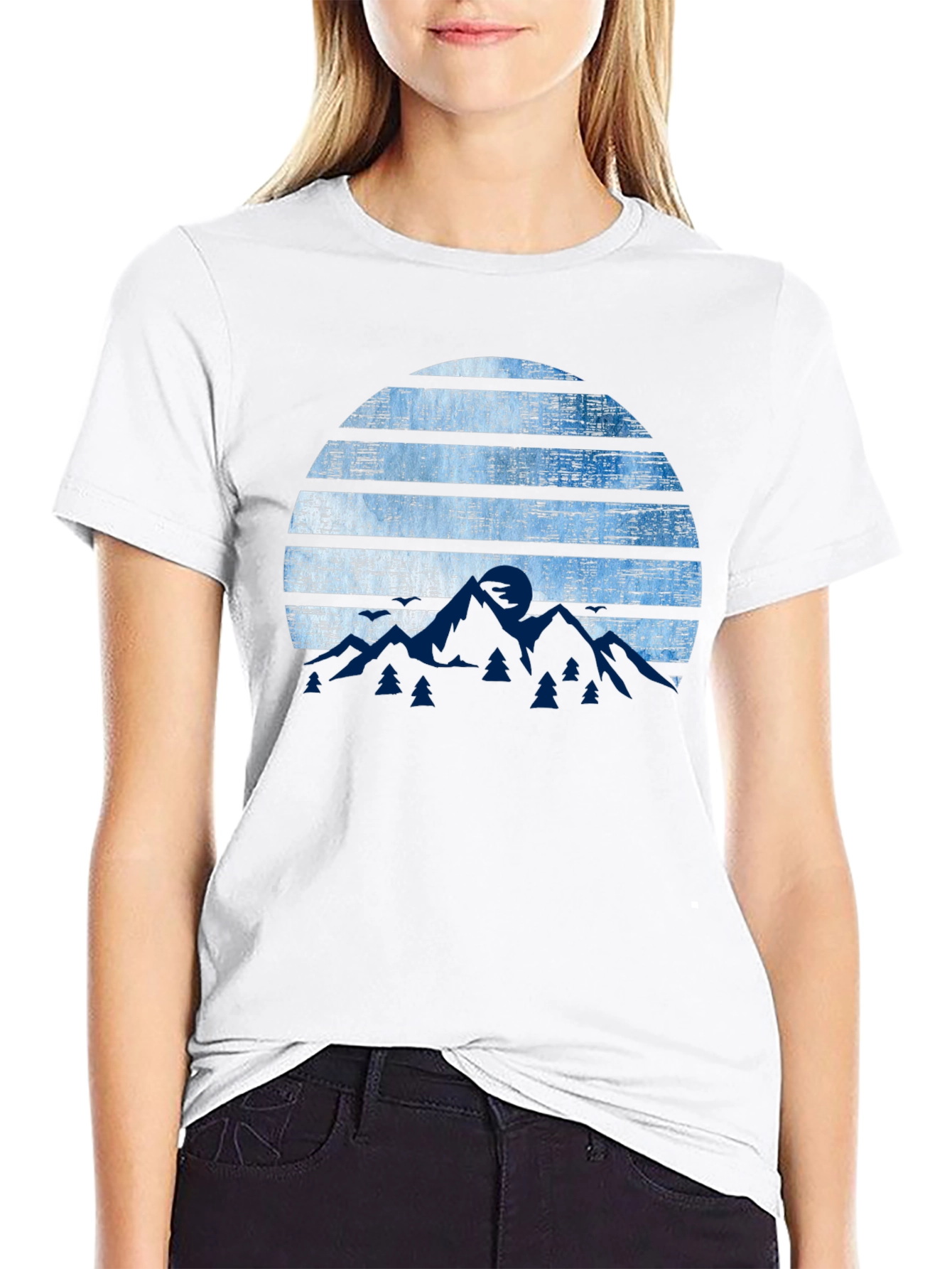Mountain Sunset Graphic T-Shirt