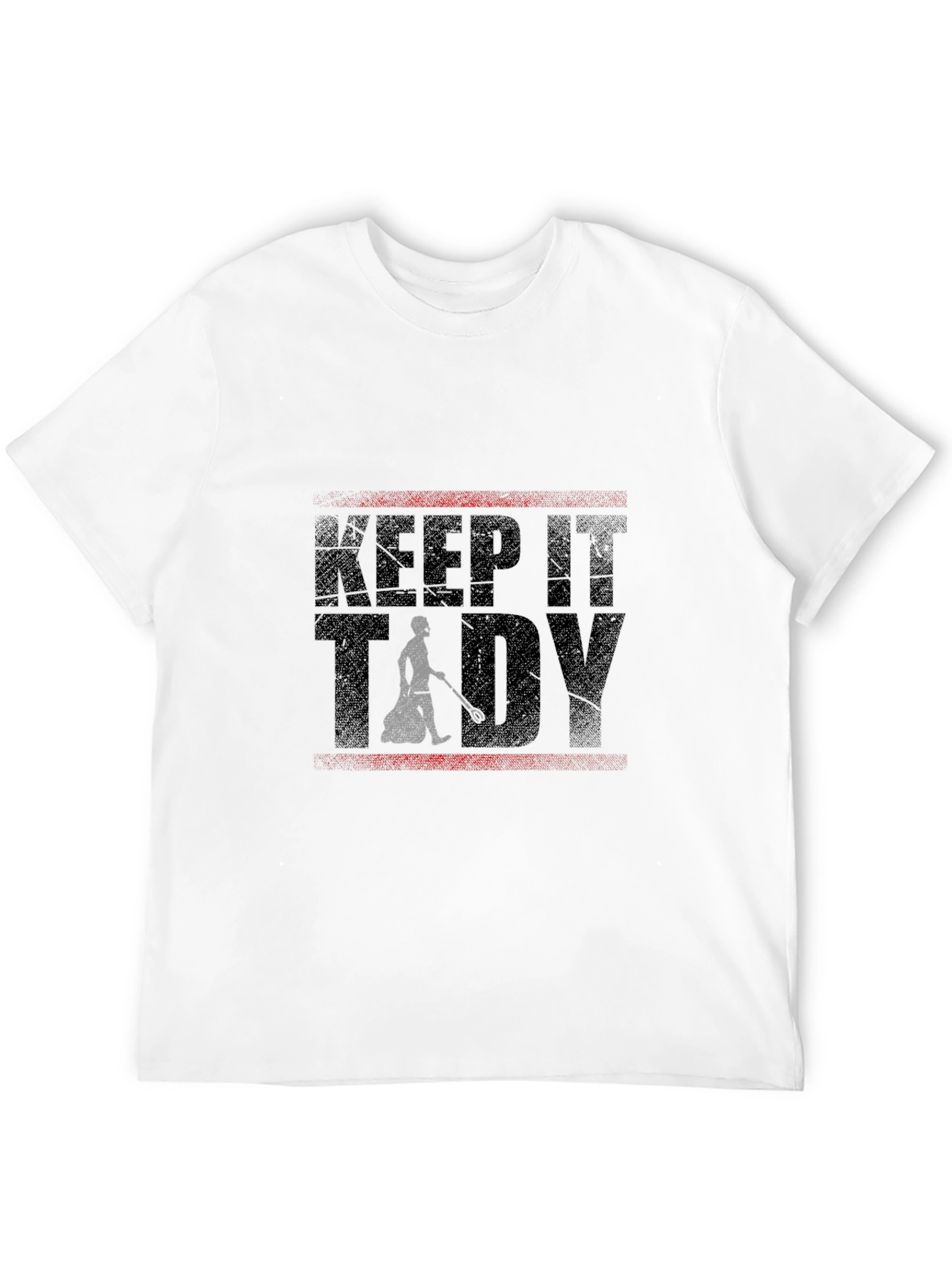 Keep It Tidy Graphic Tee - Black