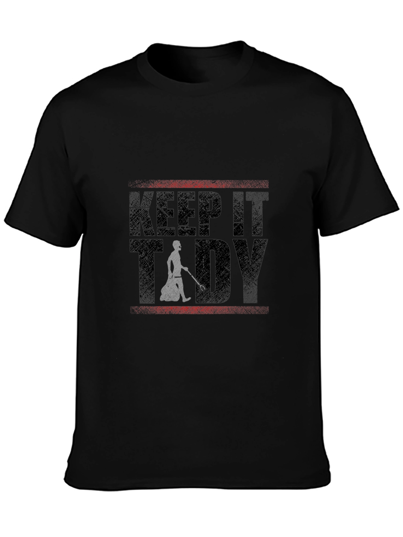 Keep It Tidy Graphic Tee - Black