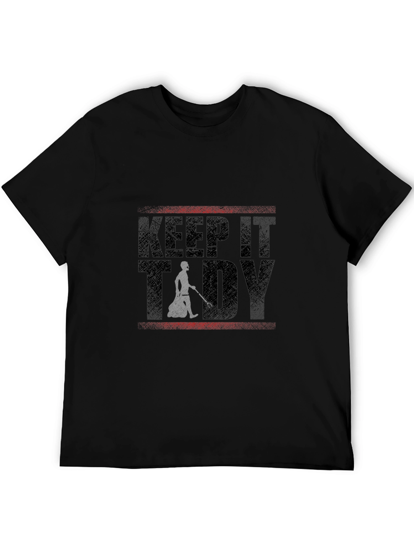 Keep It Tidy Graphic Tee - Black