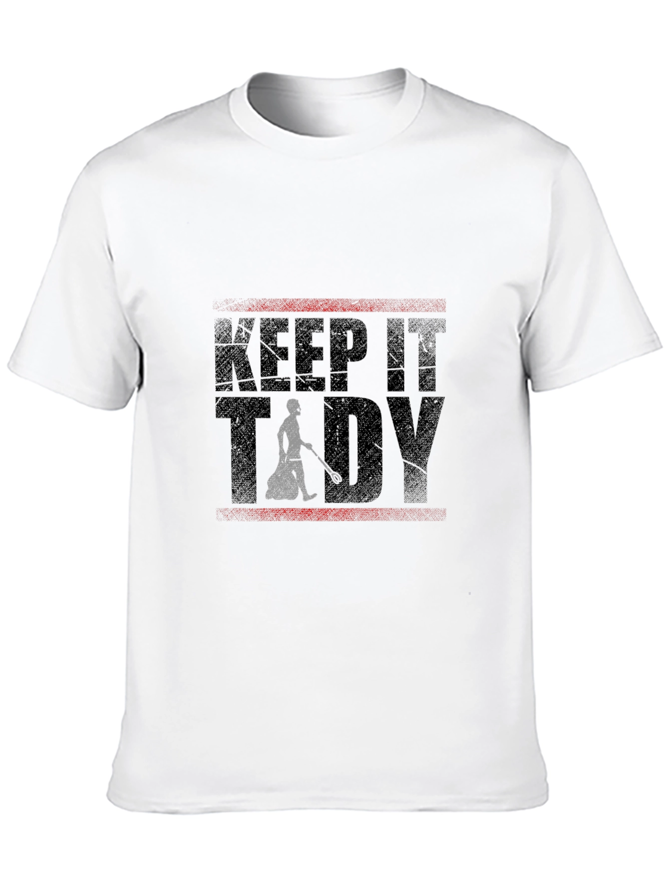 Keep It Tidy Graphic Tee - Black