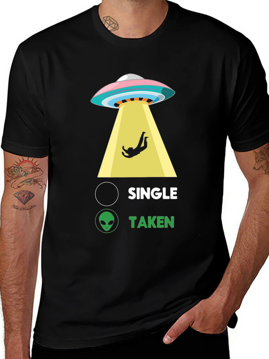 Taken by Aliens T-Shirt - Funny UFO Abduction Tee