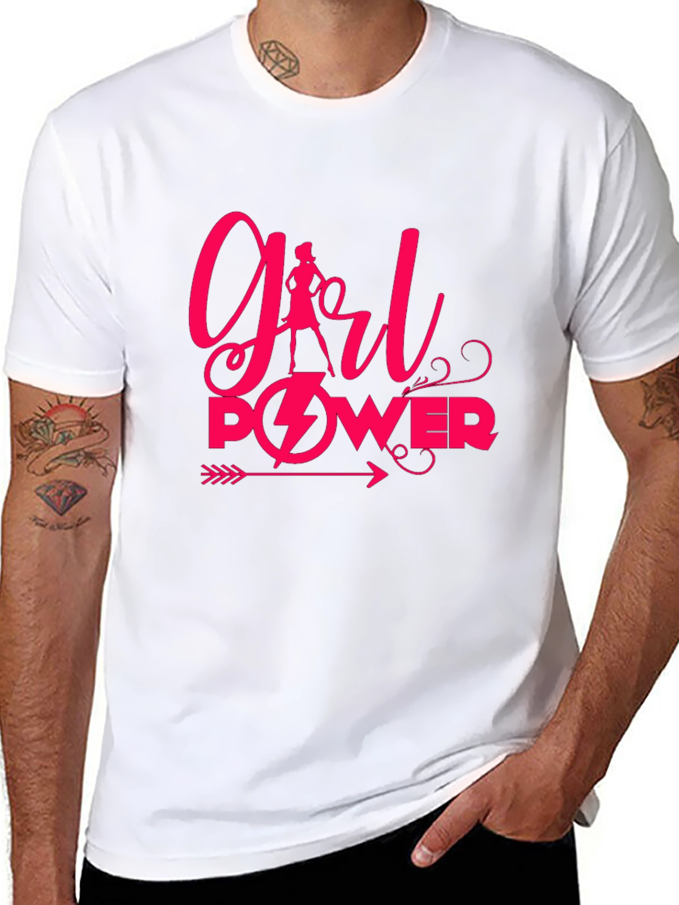 Girl Power Graphic Tee - Empowering Womens T-Shirt