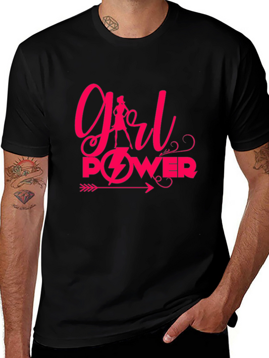 Girl Power Graphic Tee - Empowering Womens T-Shirt