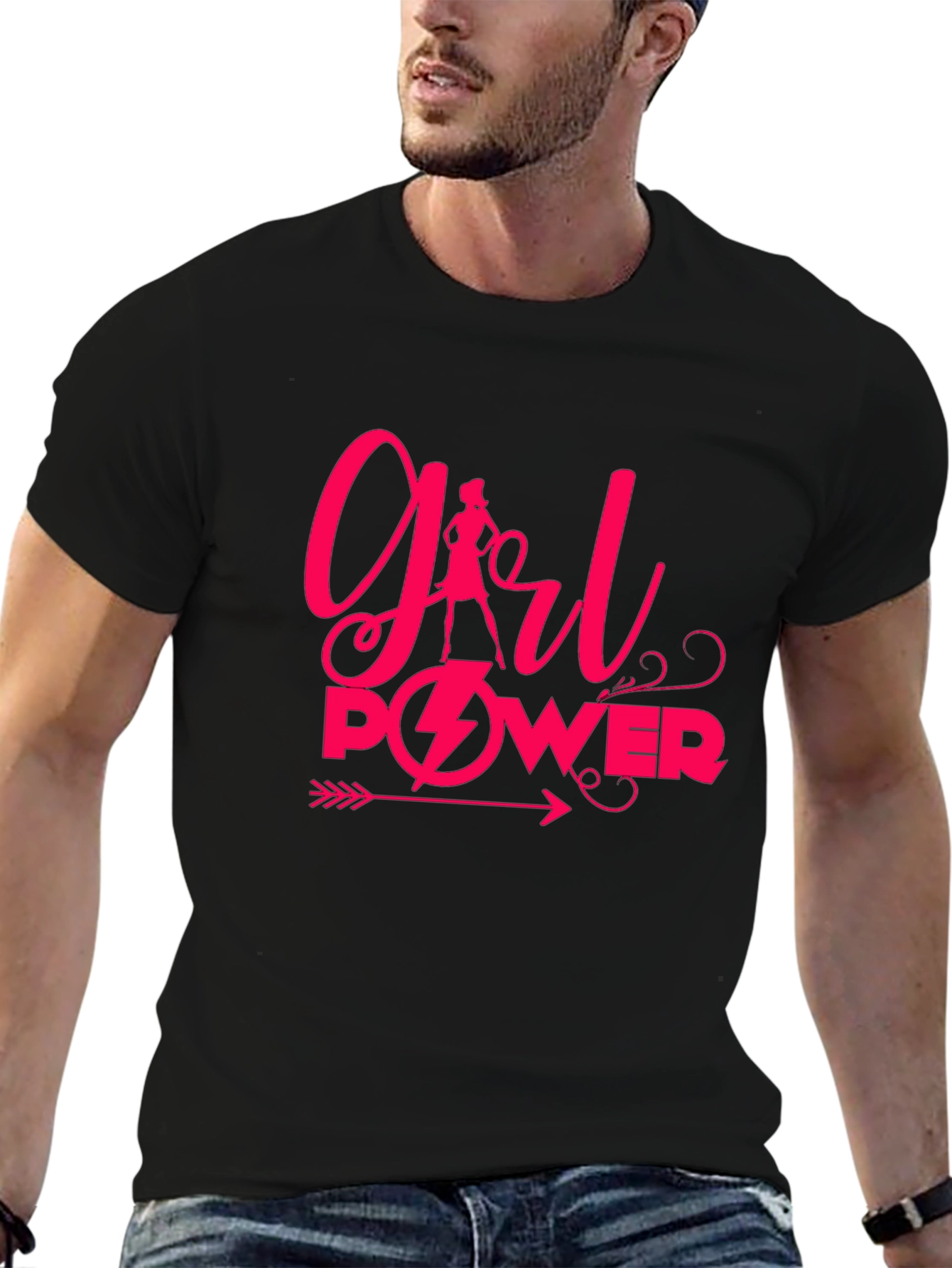 Girl Power Graphic Tee - Empowering Womens T-Shirt