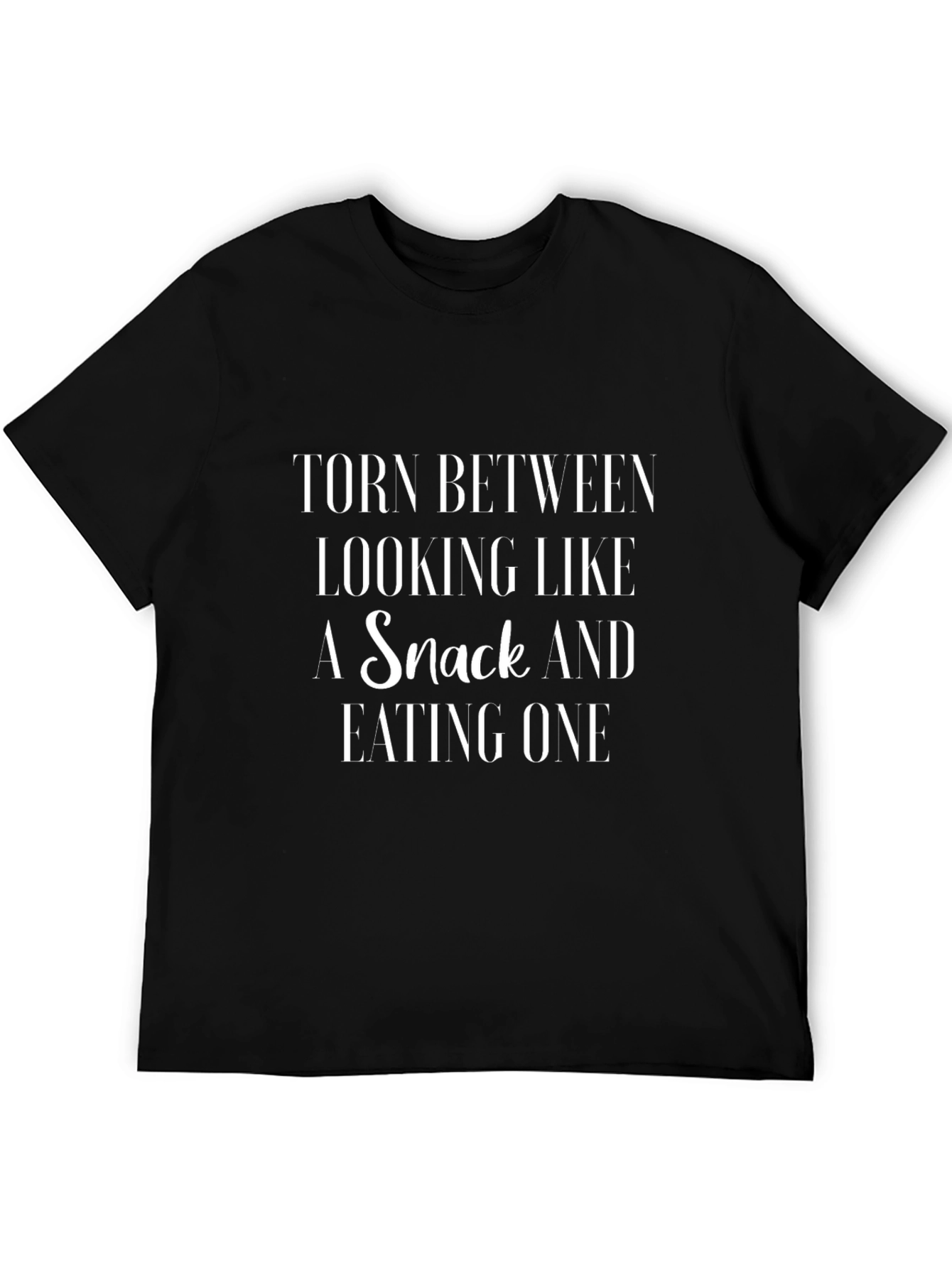 Snack Quote T-Shirt - Unisex Cotton Tee