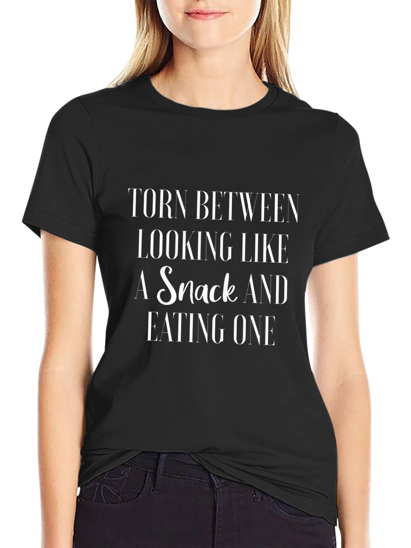 Snack Quote T-Shirt - Unisex Cotton Tee