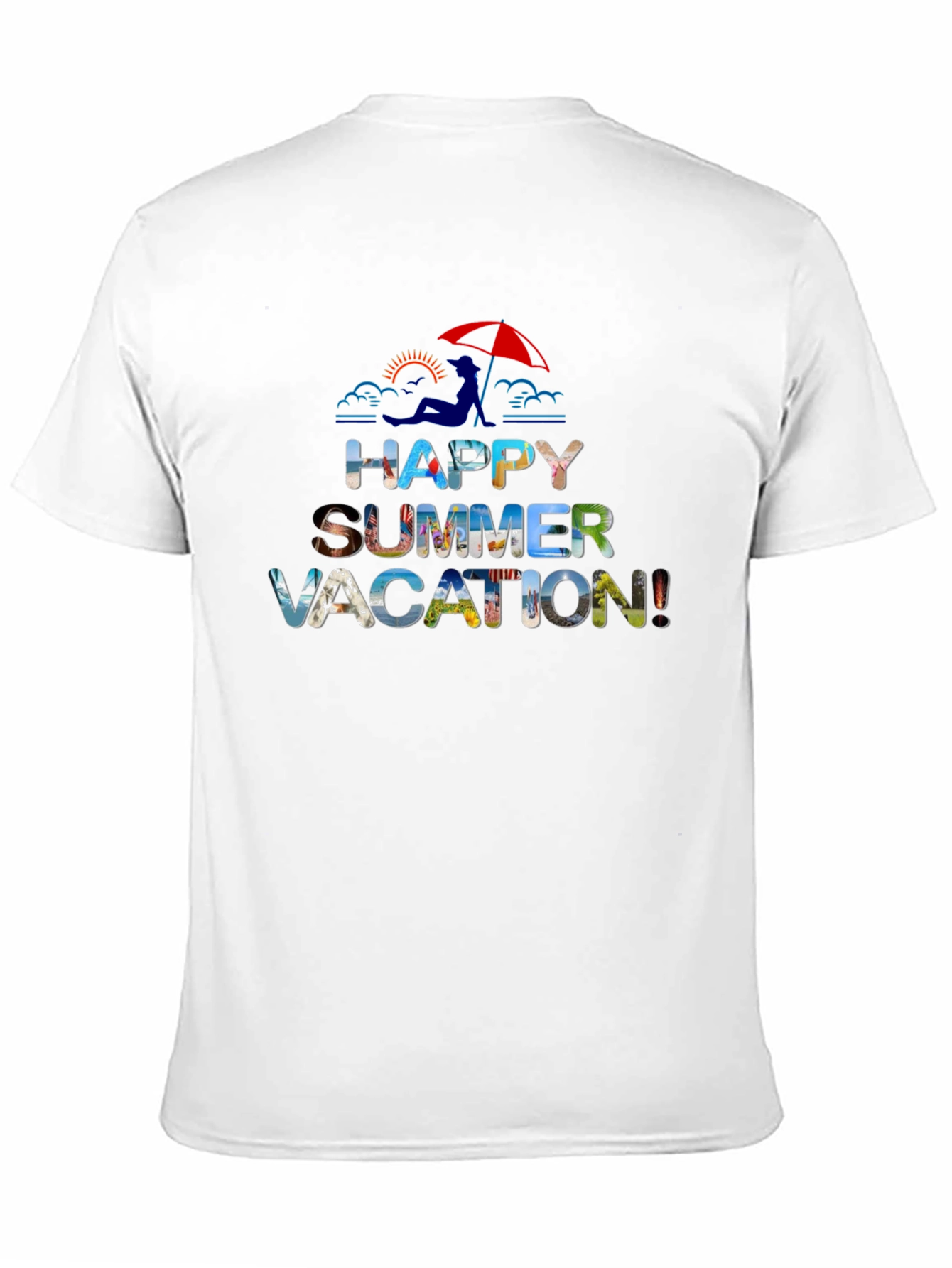 Happy Summer Vacation Graphic T-Shirt