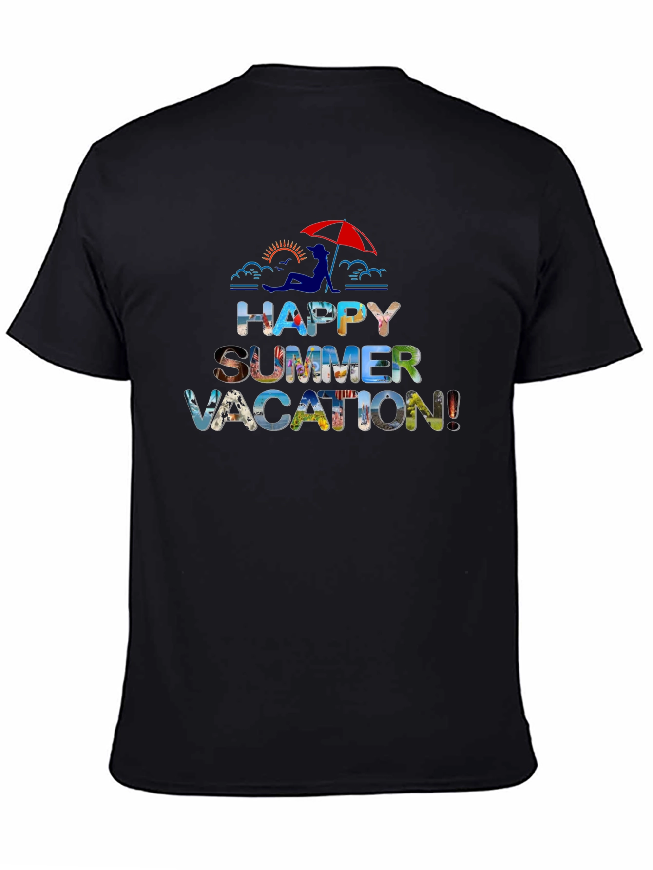 Happy Summer Vacation Graphic T-Shirt