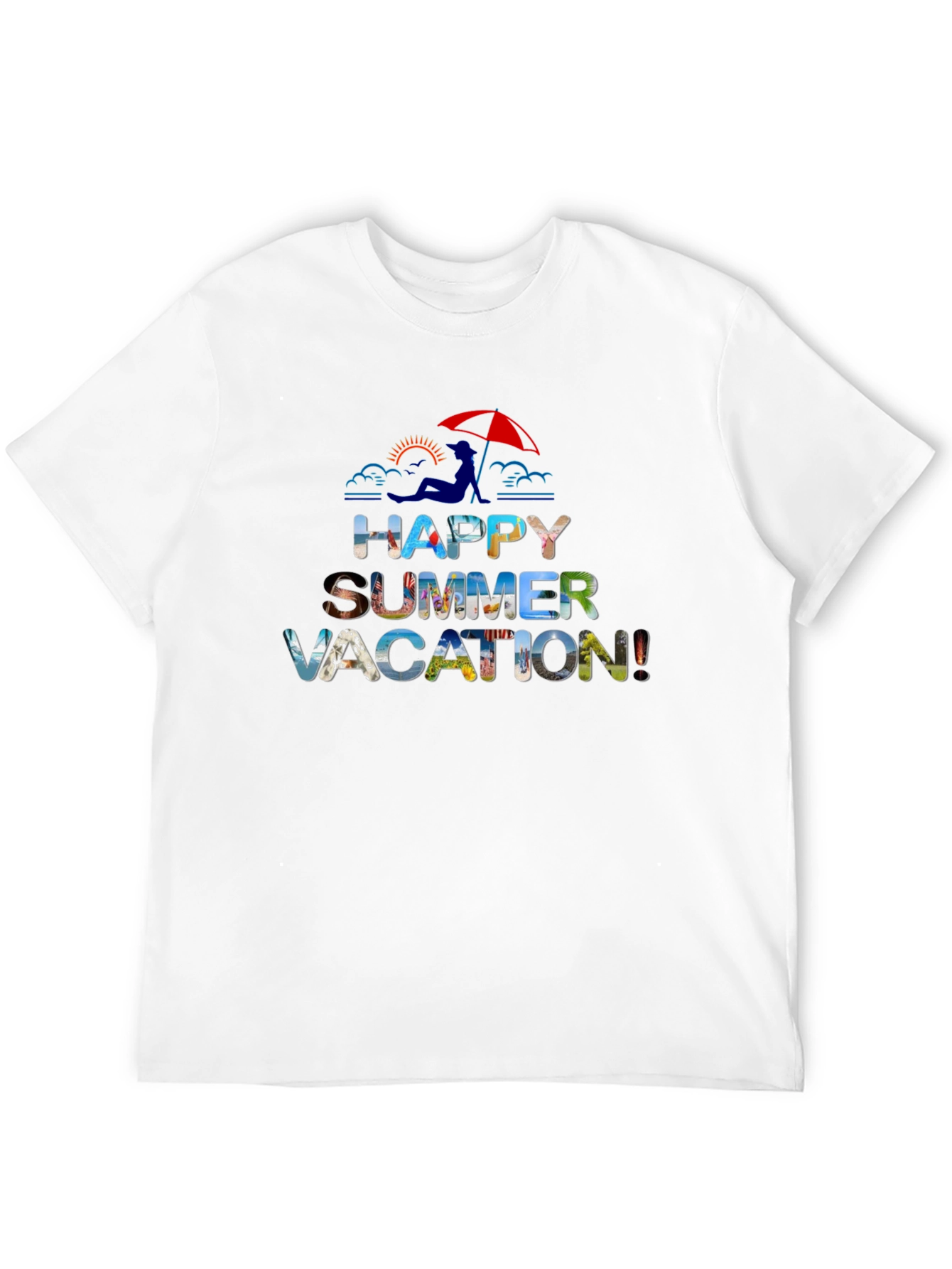 Happy Summer Vacation Graphic T-Shirt