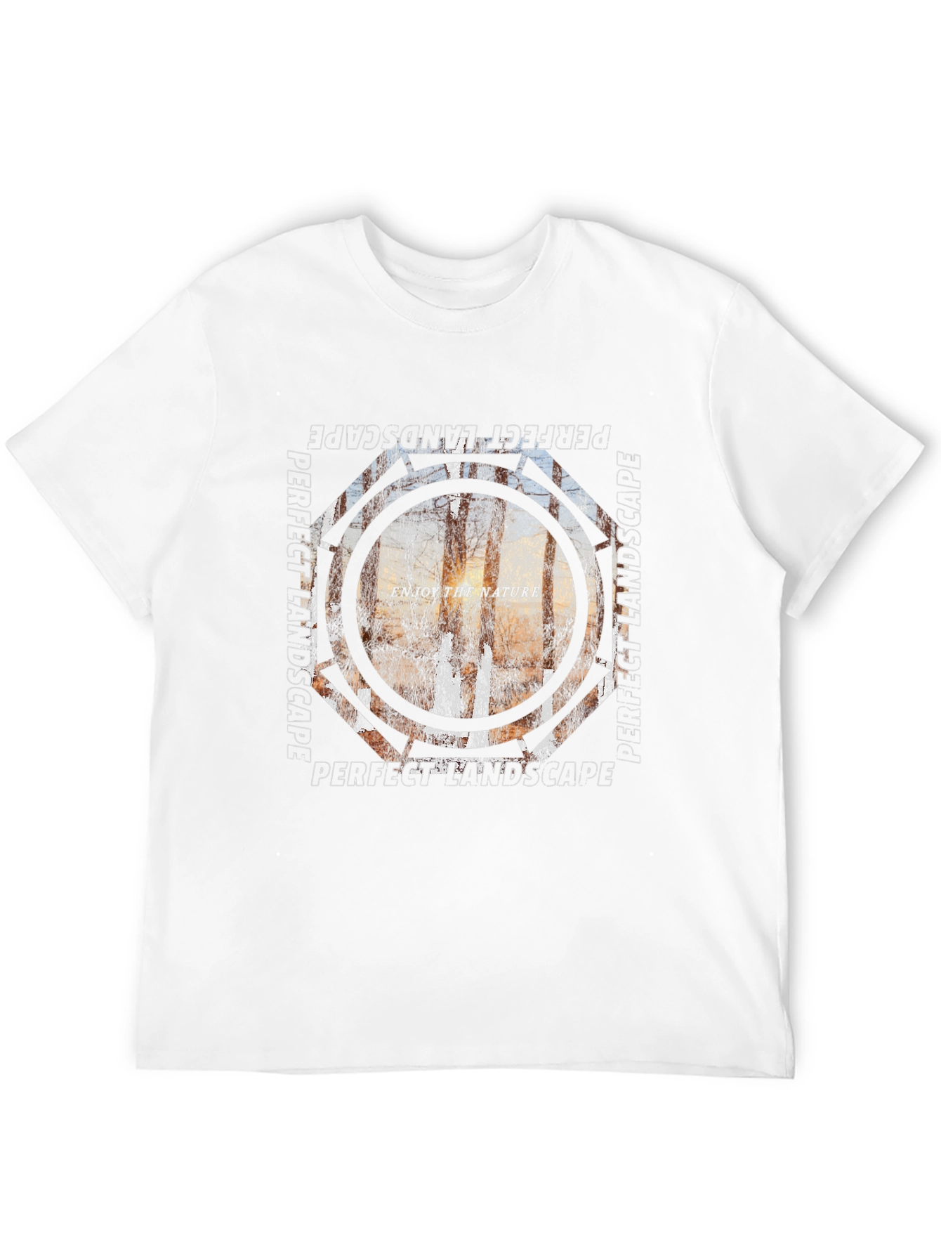 Perfect Landscape Tee - Nature Inspired Graphic T-Shirt