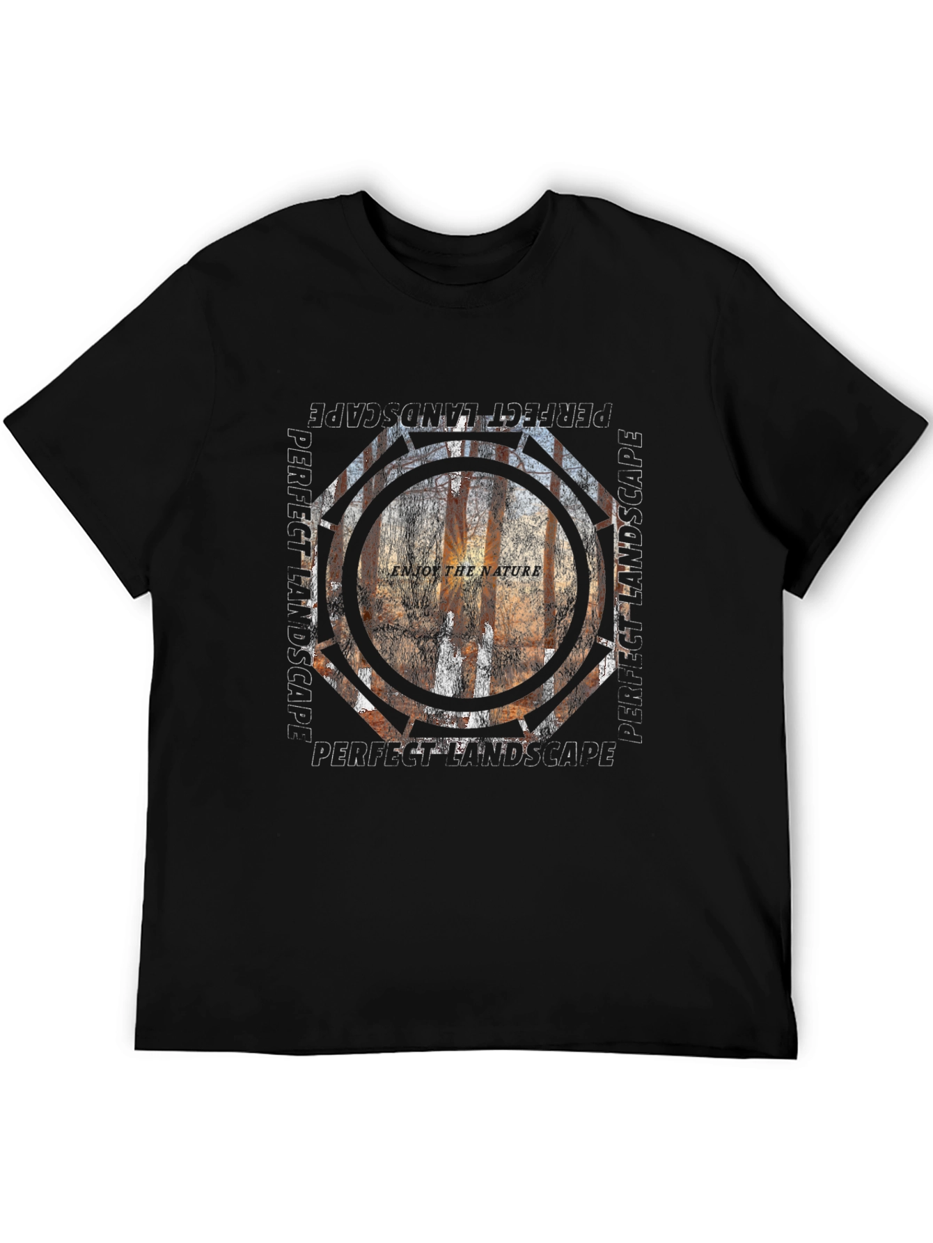 Perfect Landscape Tee - Nature Inspired Graphic T-Shirt