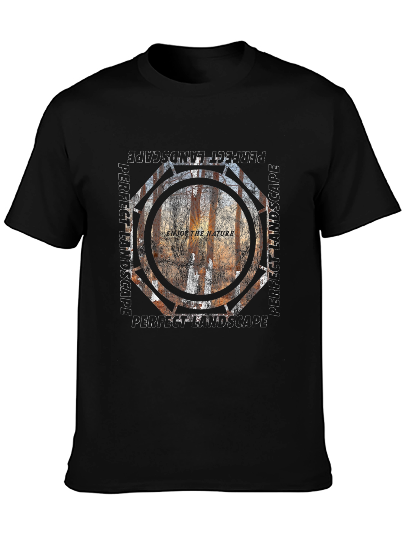 Perfect Landscape Tee - Nature Inspired Graphic T-Shirt