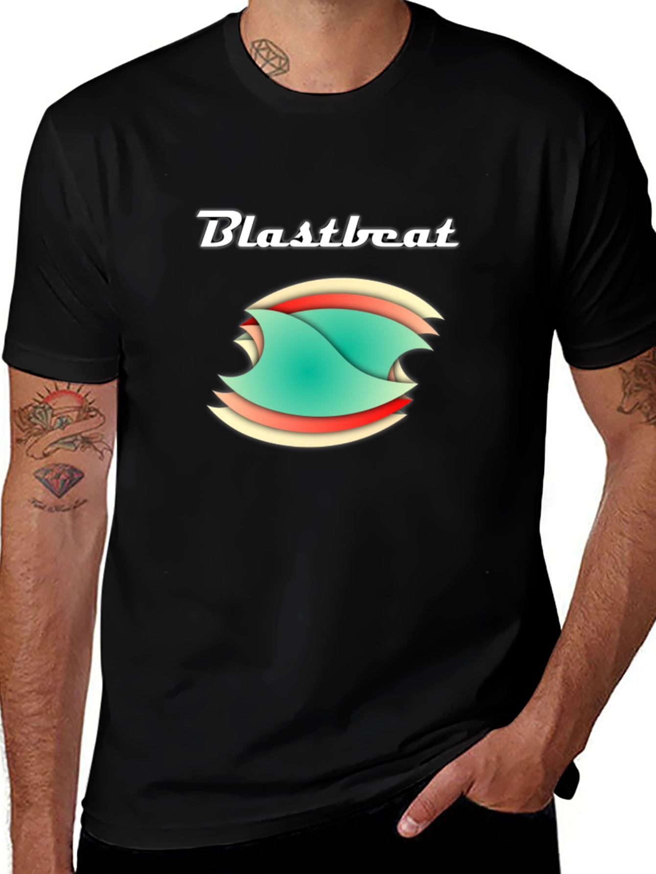 Blastbeat Graphic Tee - Cool Design