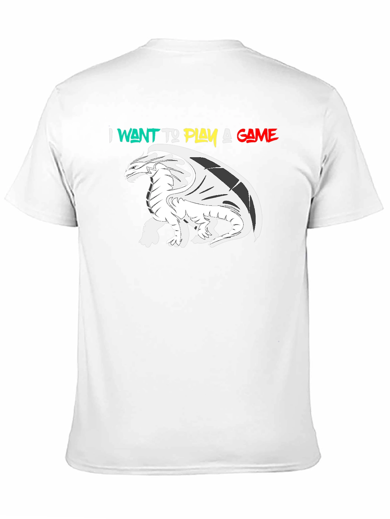 I Want To Play A Game Dragon Graphic T-Shirt
