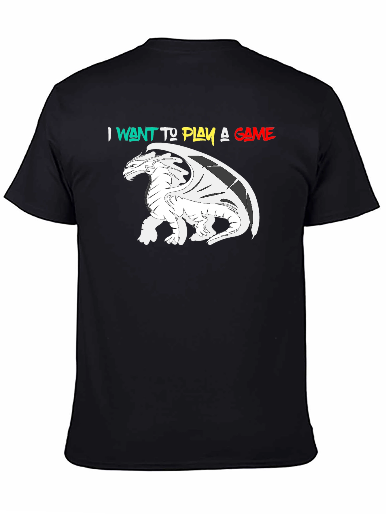 I Want To Play A Game Dragon Graphic T-Shirt