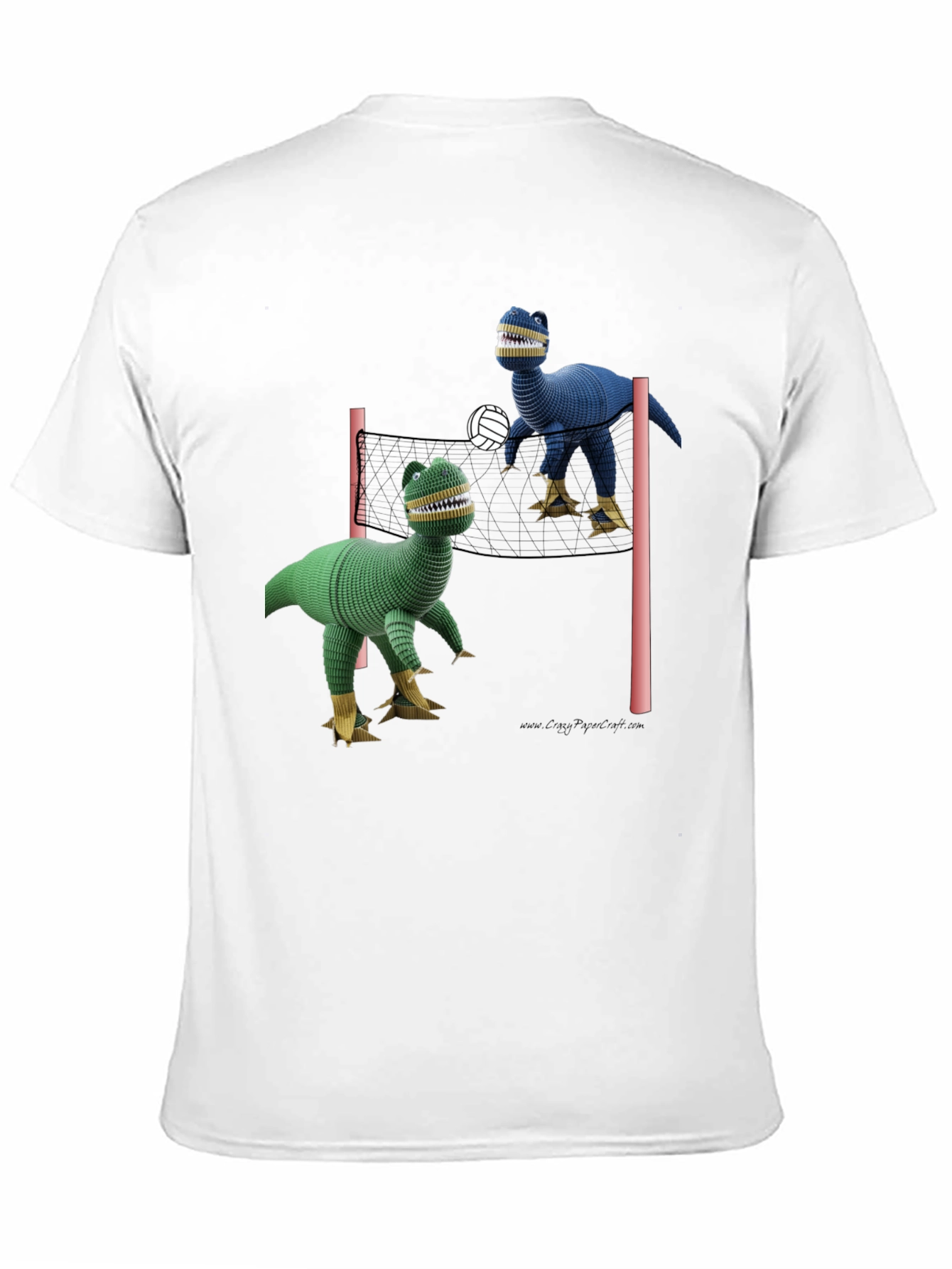 Dino Volleyball T-Shirt - Fun & Unique Design