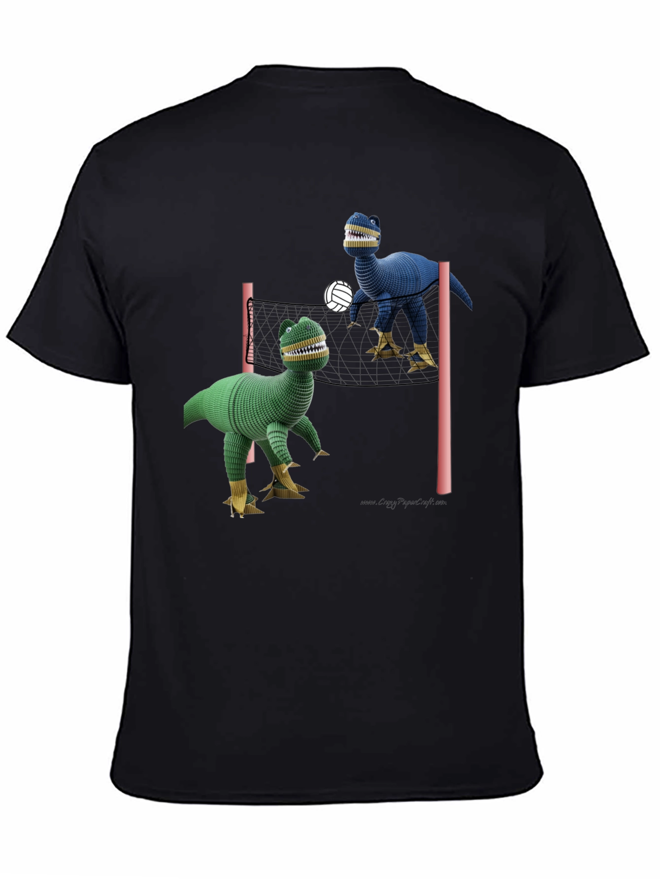 Dino Volleyball T-Shirt - Fun & Unique Design