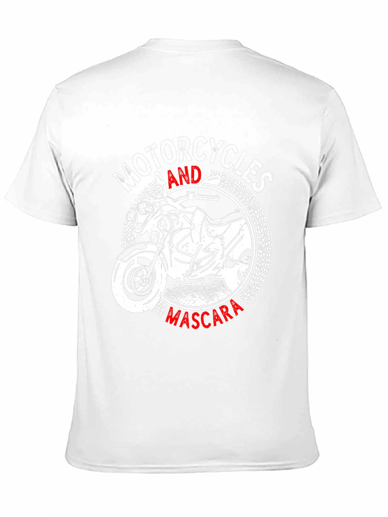Motorcycles and Mascara Graphic T-Shirt