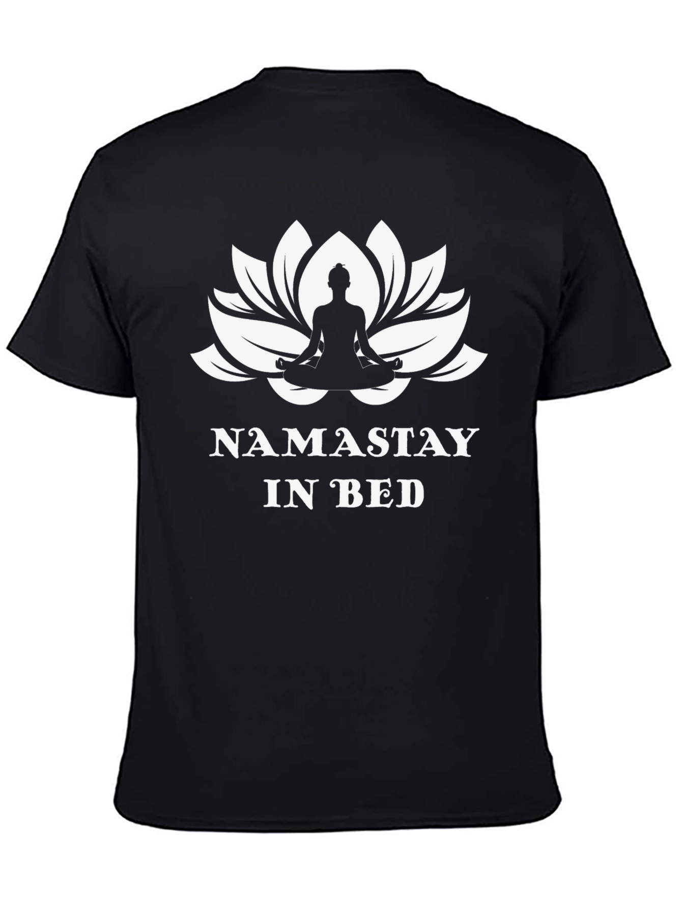 Namastay in Bed Graphic Tee - Yoga Lover Shirt