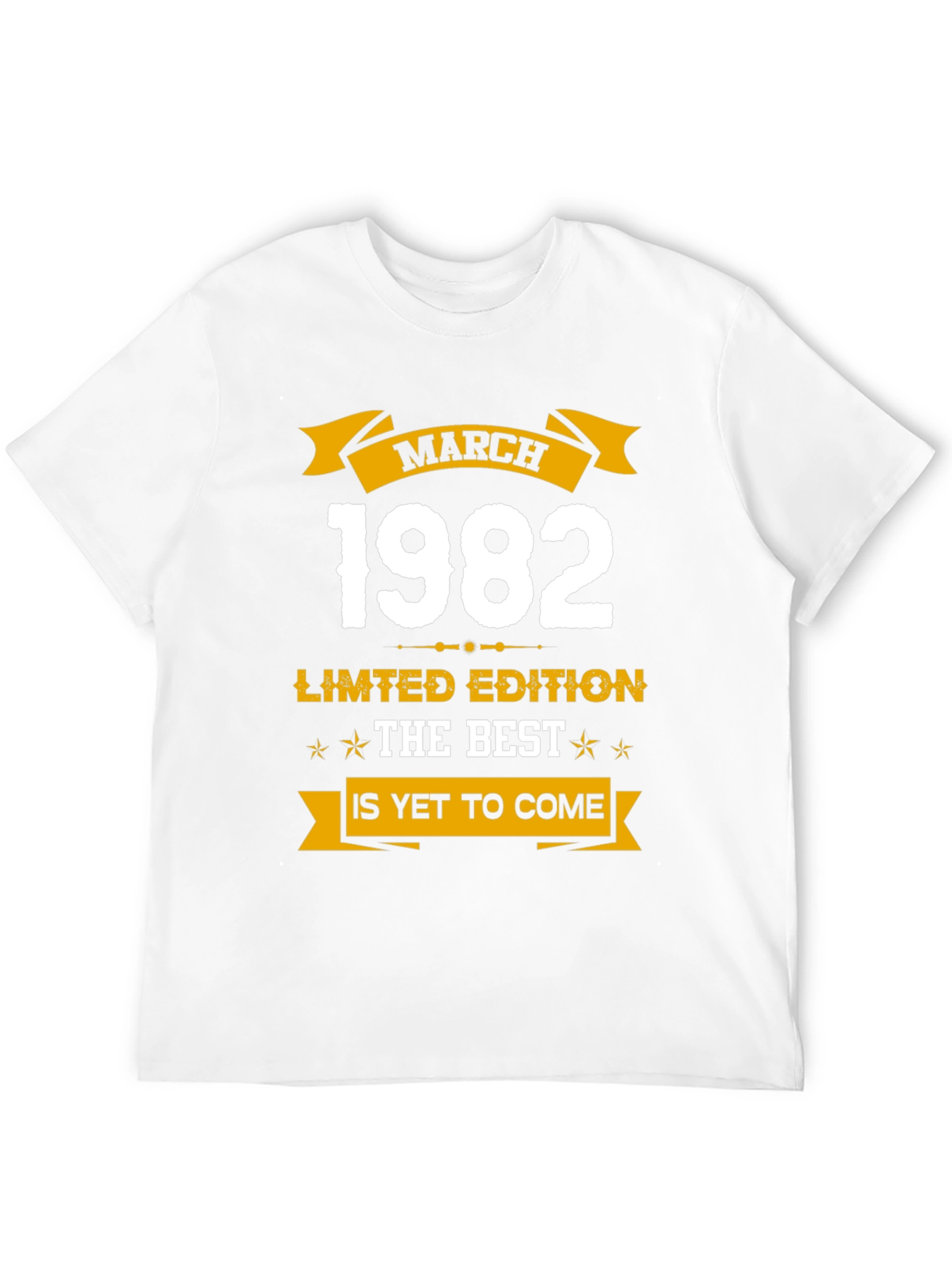March 1982 Limited Edition Birthday T-Shirt