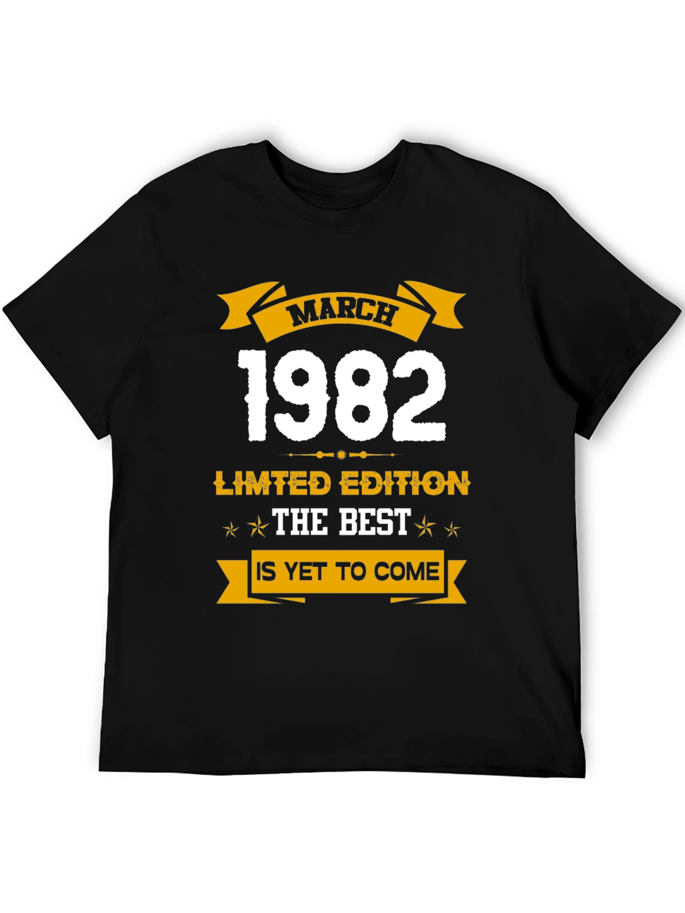 March 1982 Limited Edition Birthday T-Shirt