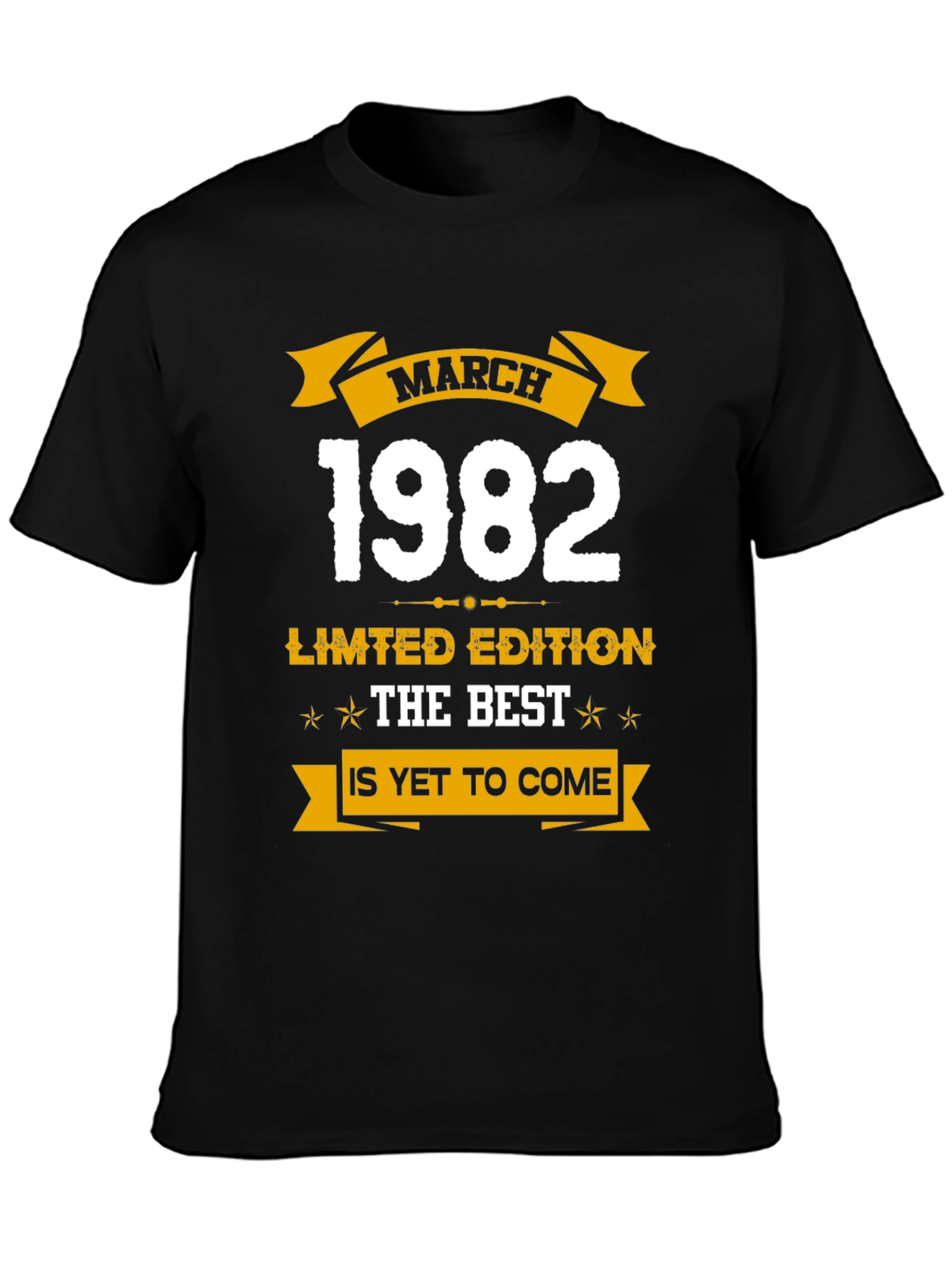 March 1982 Limited Edition Birthday T-Shirt