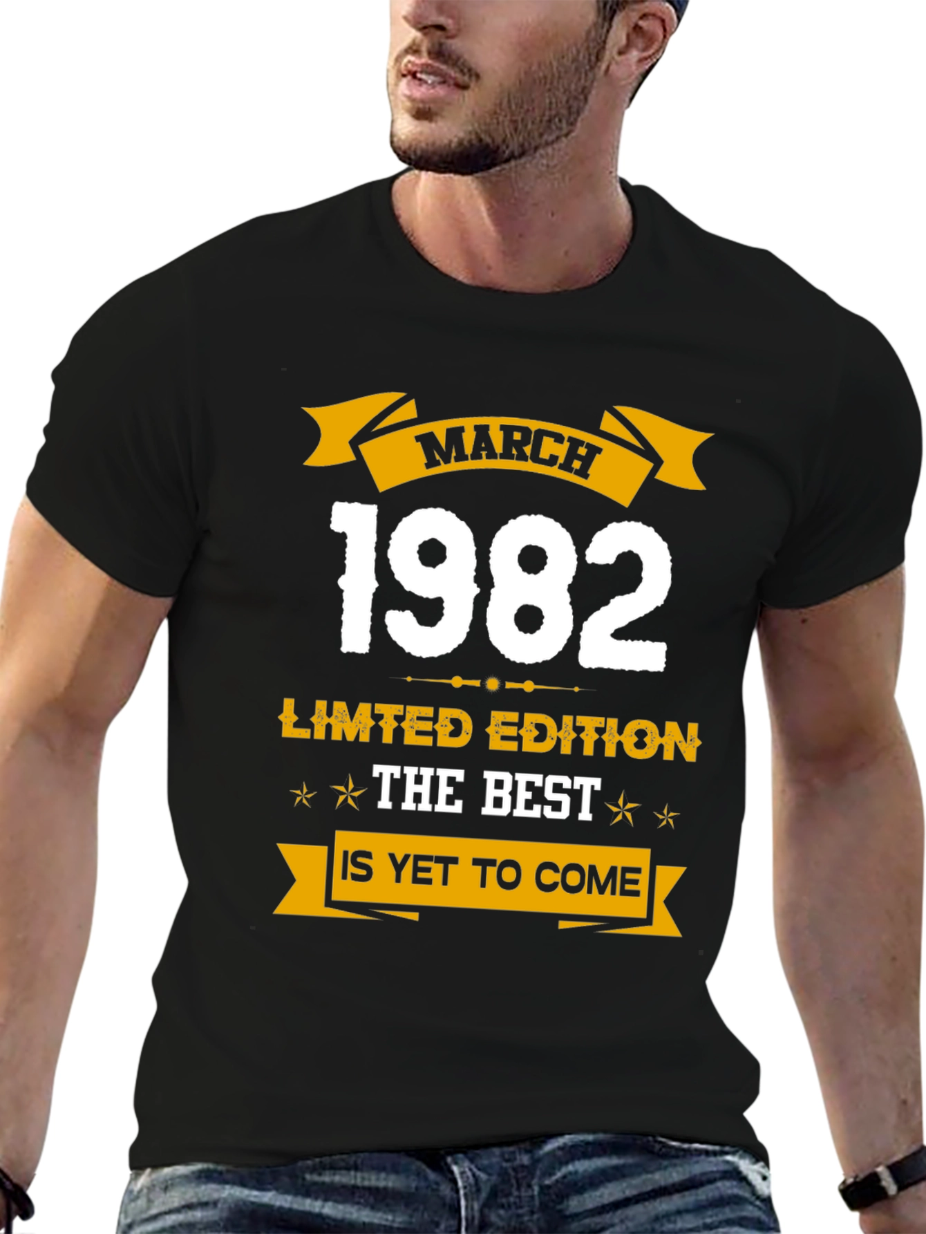 March 1982 Limited Edition Birthday T-Shirt