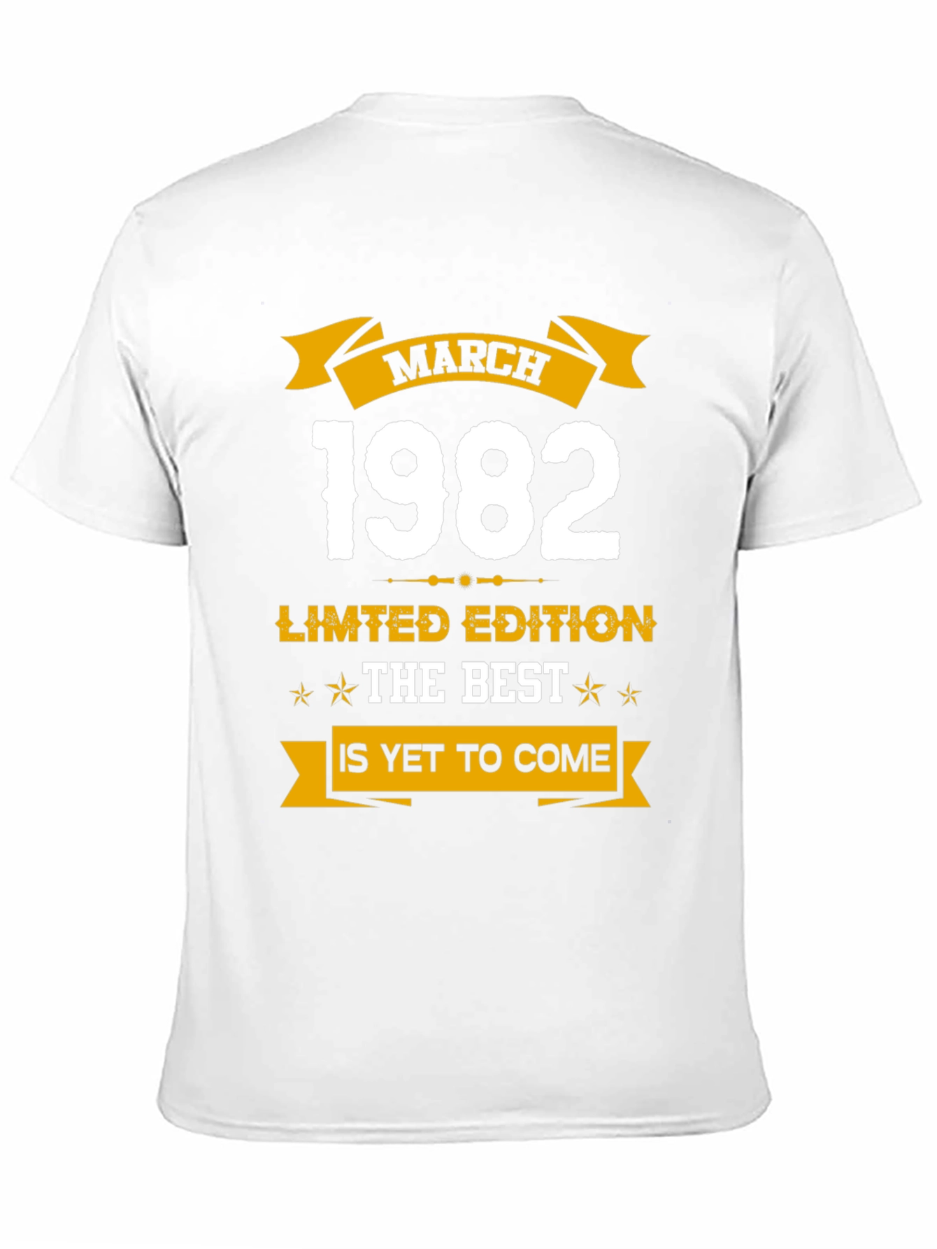 March 1982 Limited Edition Birthday T-Shirt