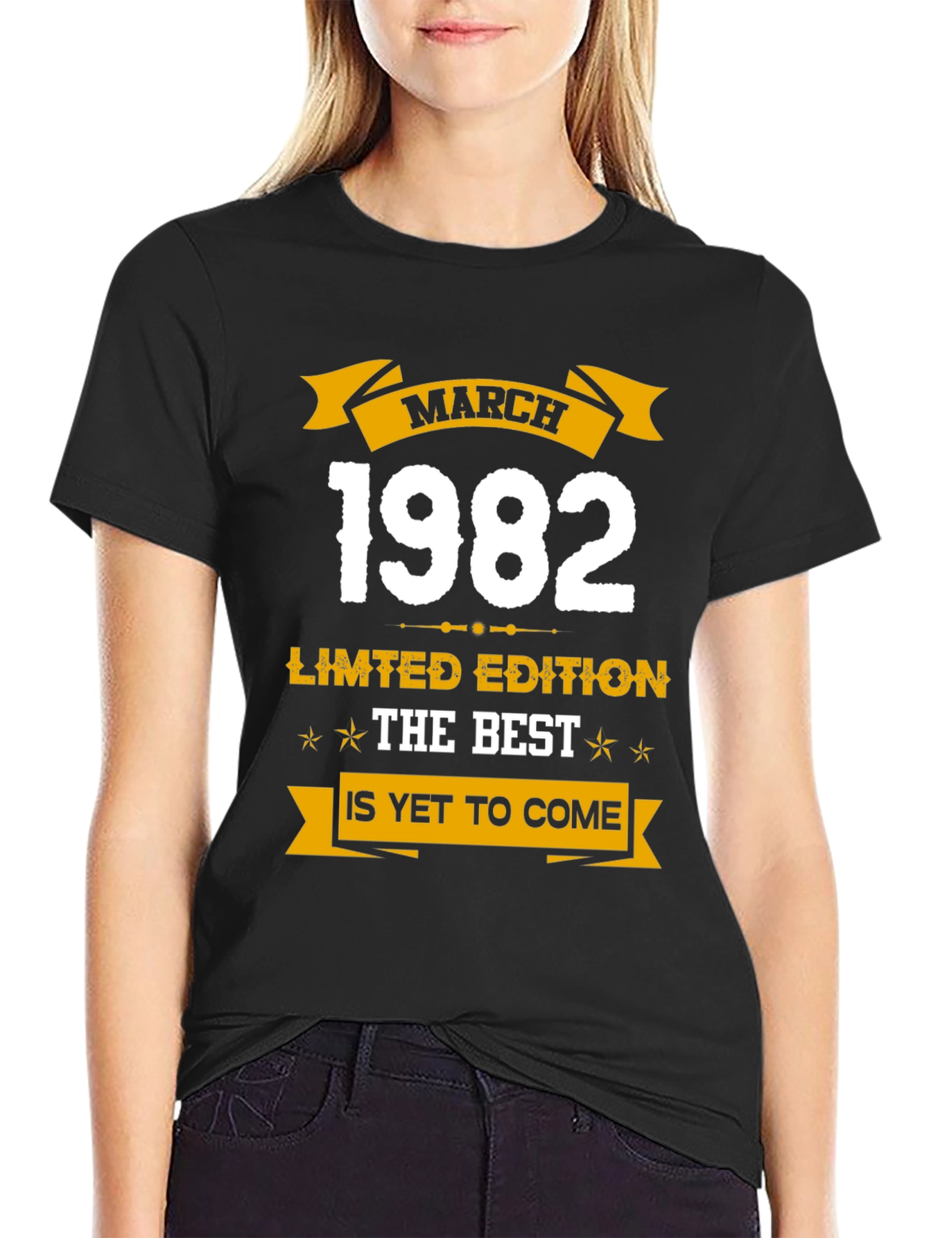 March 1982 Limited Edition Birthday T-Shirt