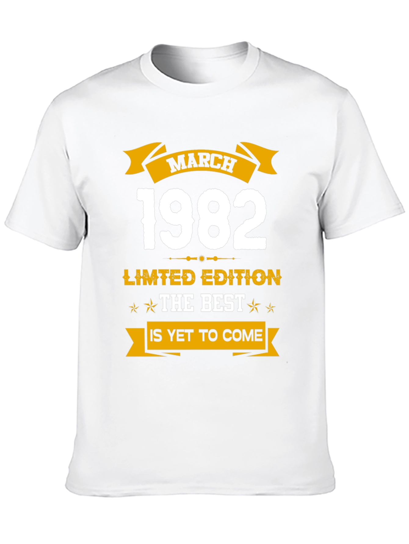 March 1982 Limited Edition Birthday T-Shirt