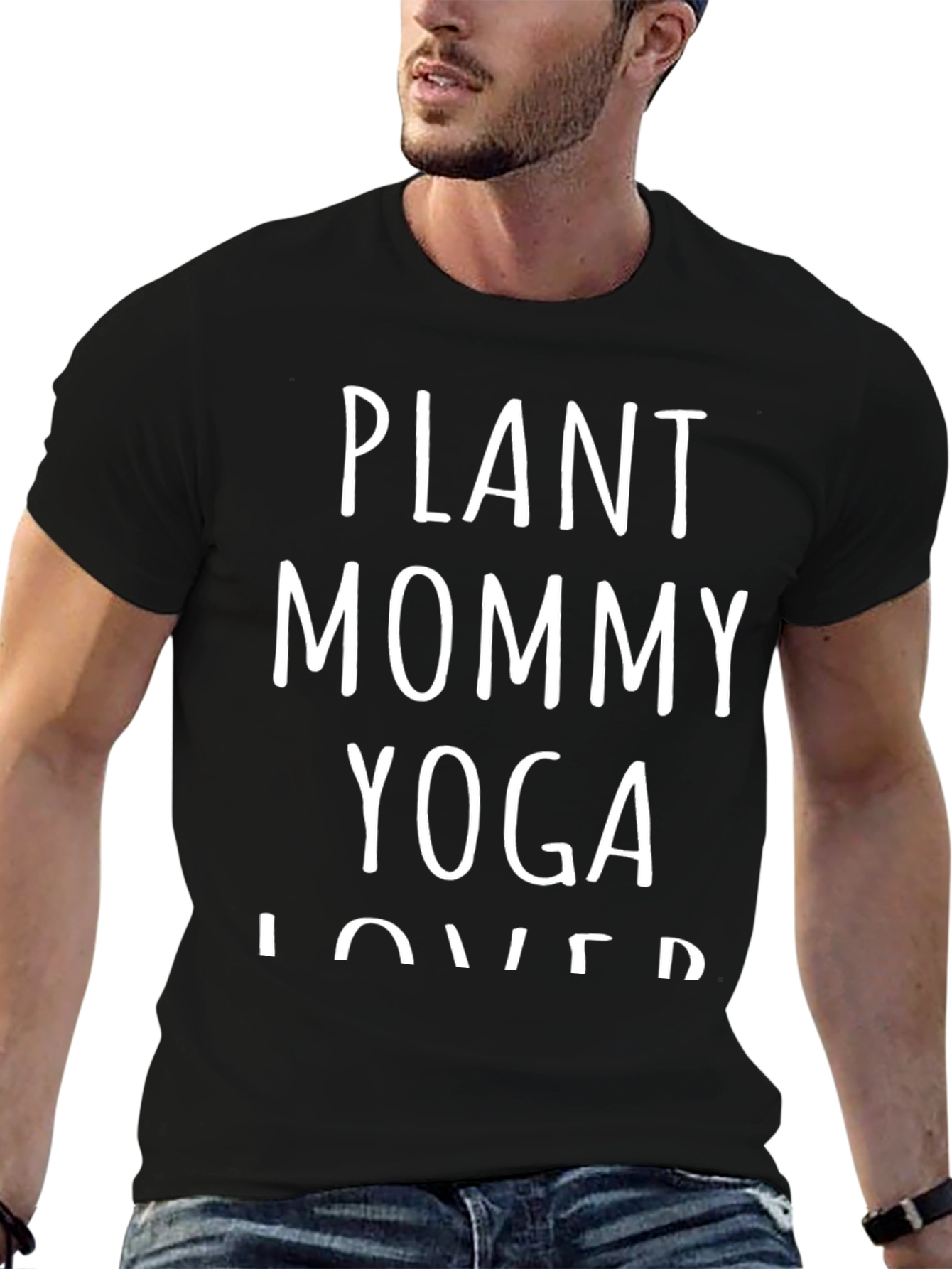 Plant Mommy Yoga Lover Graphic T-Shirt