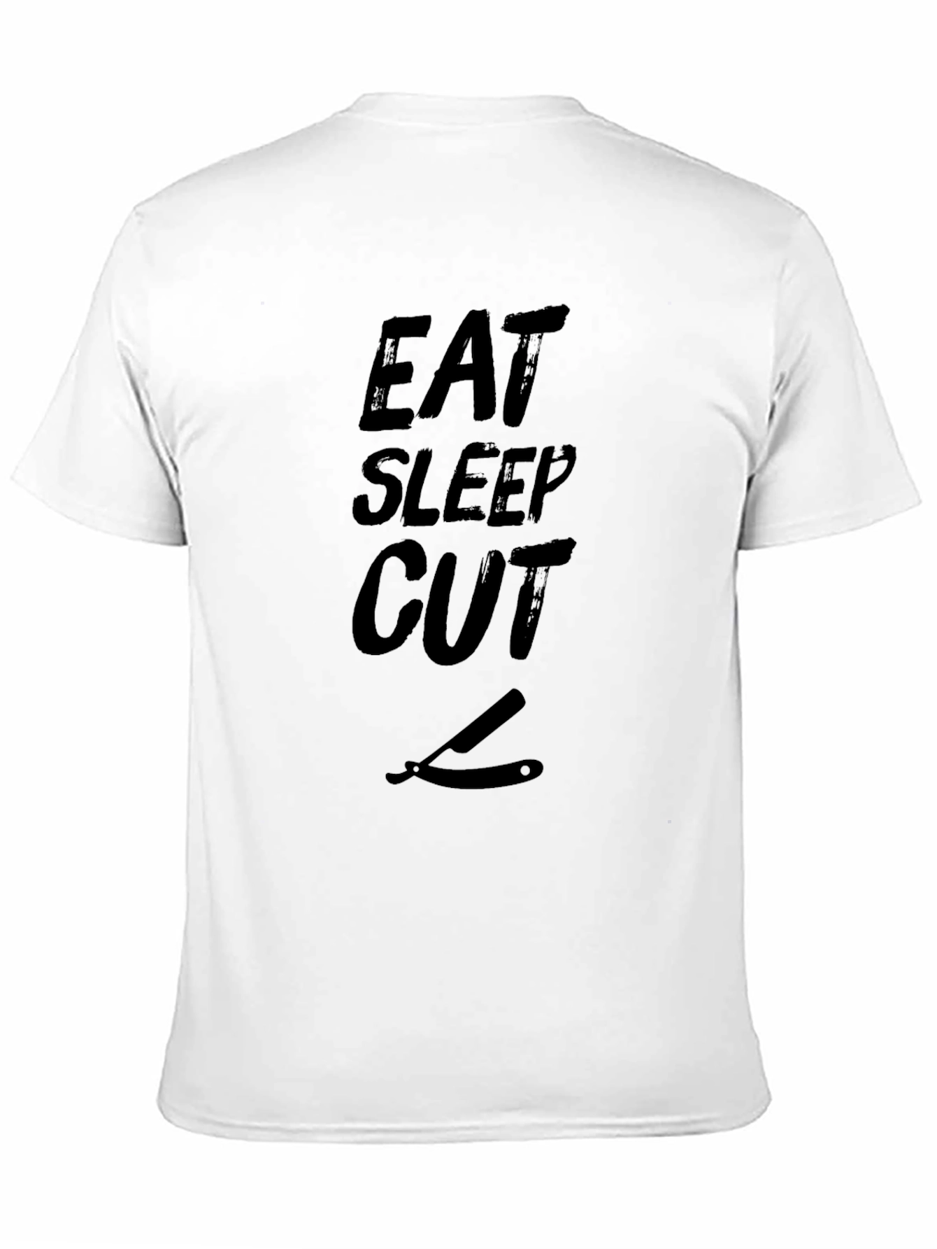 Eat Sleep Cut Barber T-Shirt - Black