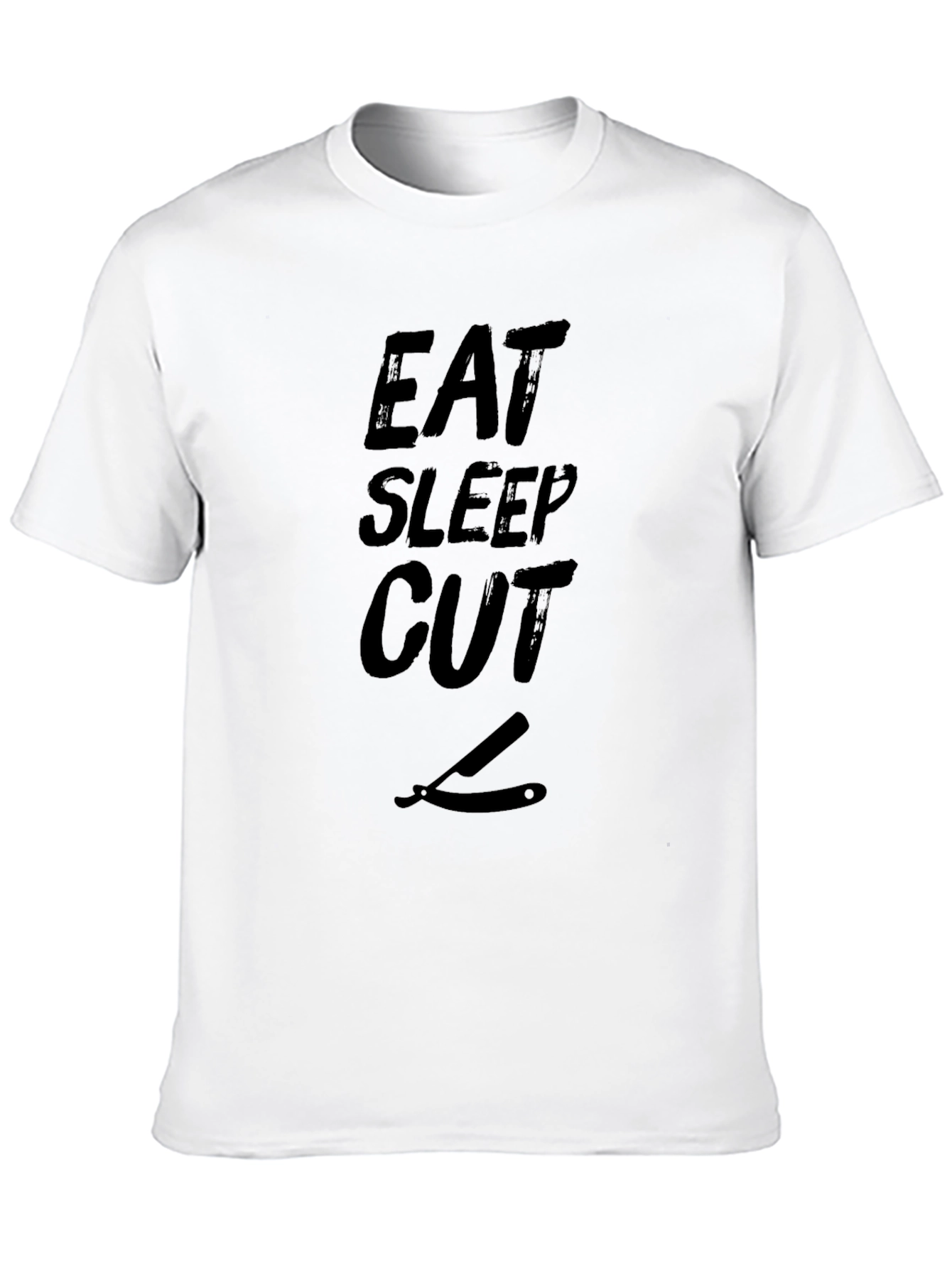 Eat Sleep Cut Barber T-Shirt - Black