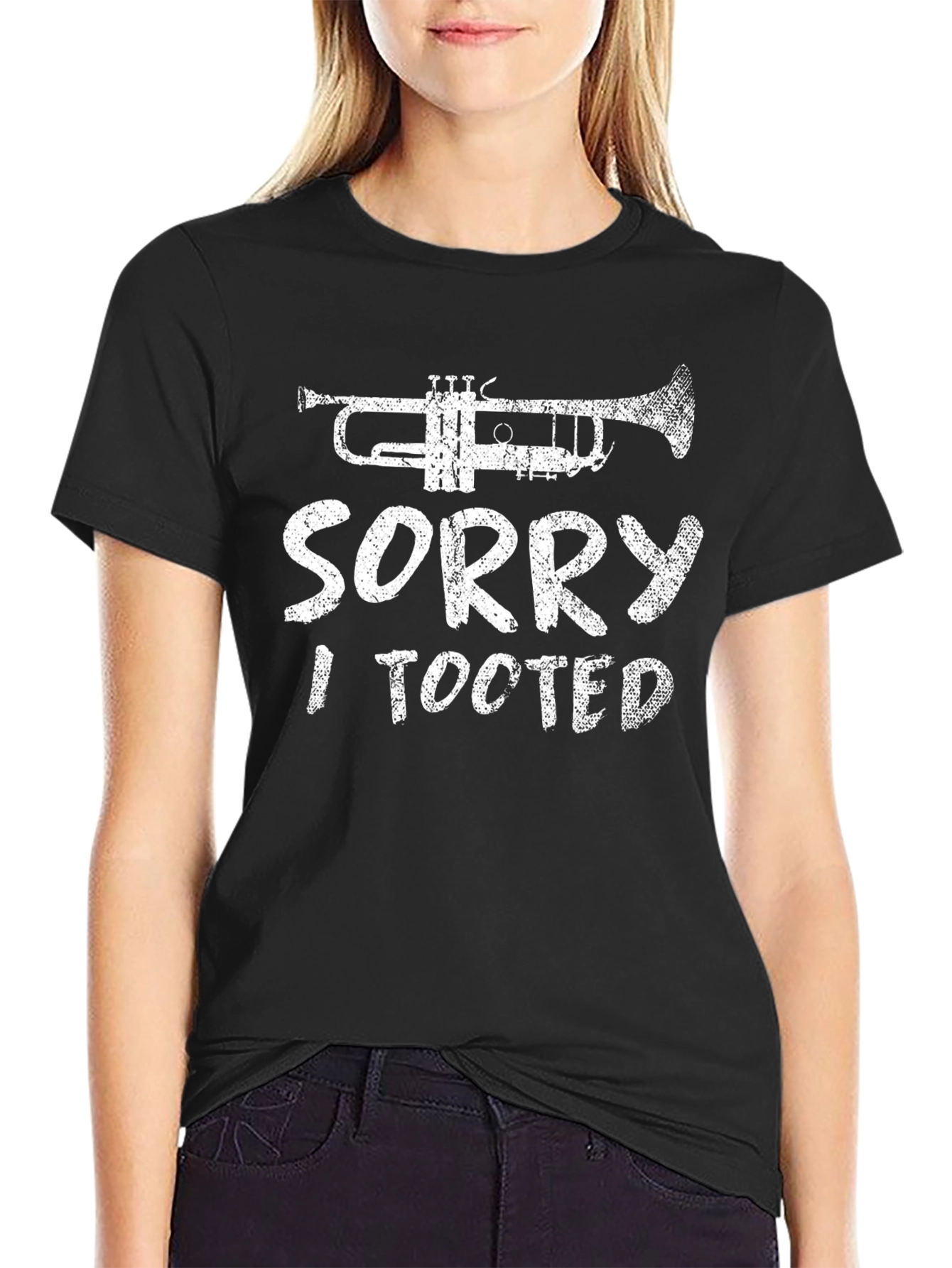 Sorry I Tooted Trumpet Musician T-Shirt